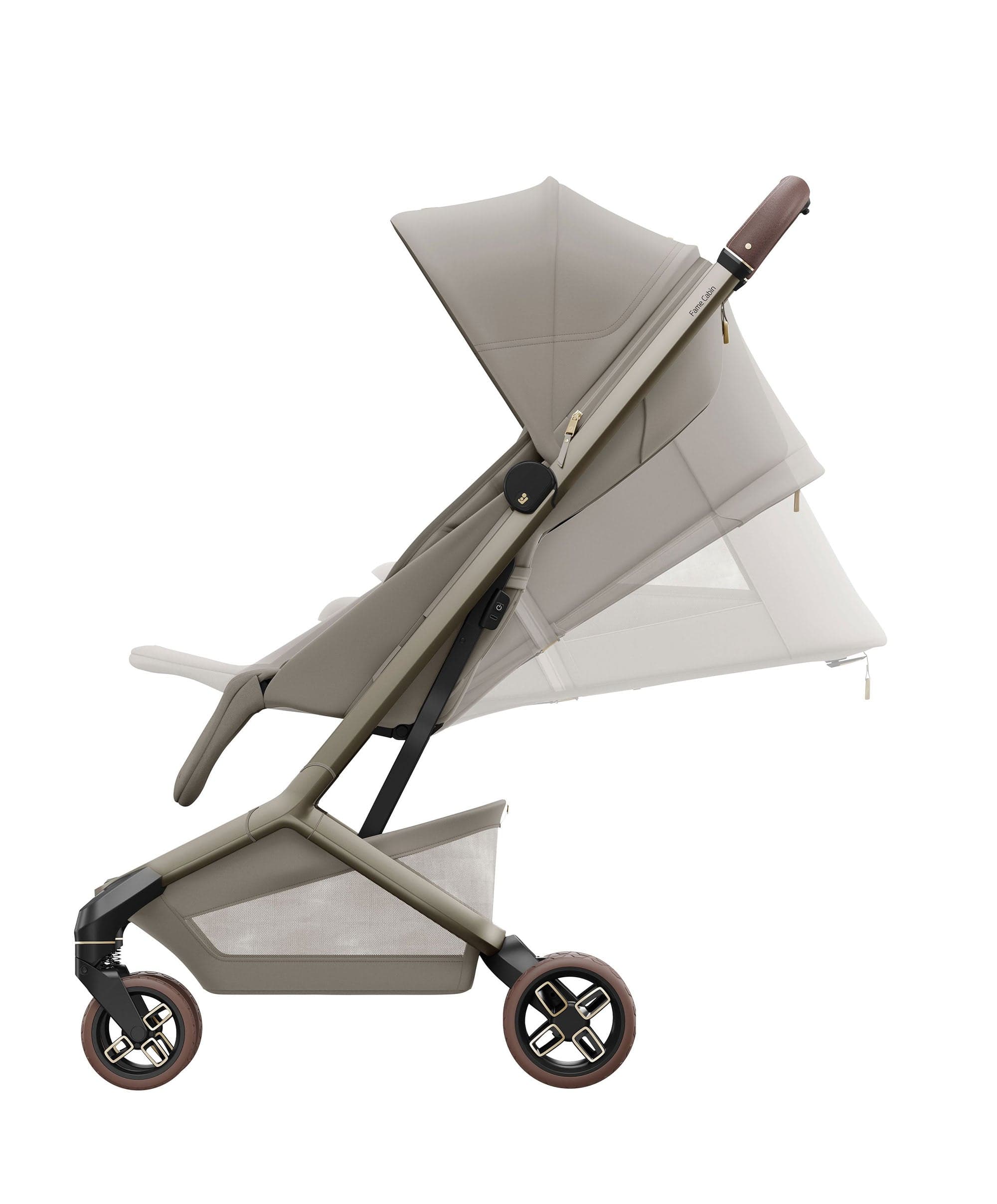 Maxi-Cosi Fame Cabin Pushchair With Carrycot & Raincover - Sapphire Sand - Image 5