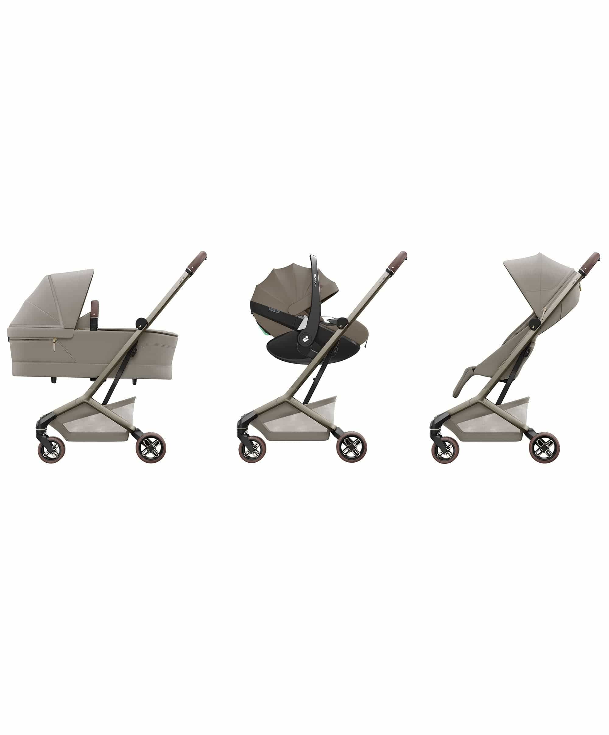 Maxi-Cosi Fame Cabin Pushchair With Carrycot & Raincover - Sapphire Sand - Image 8
