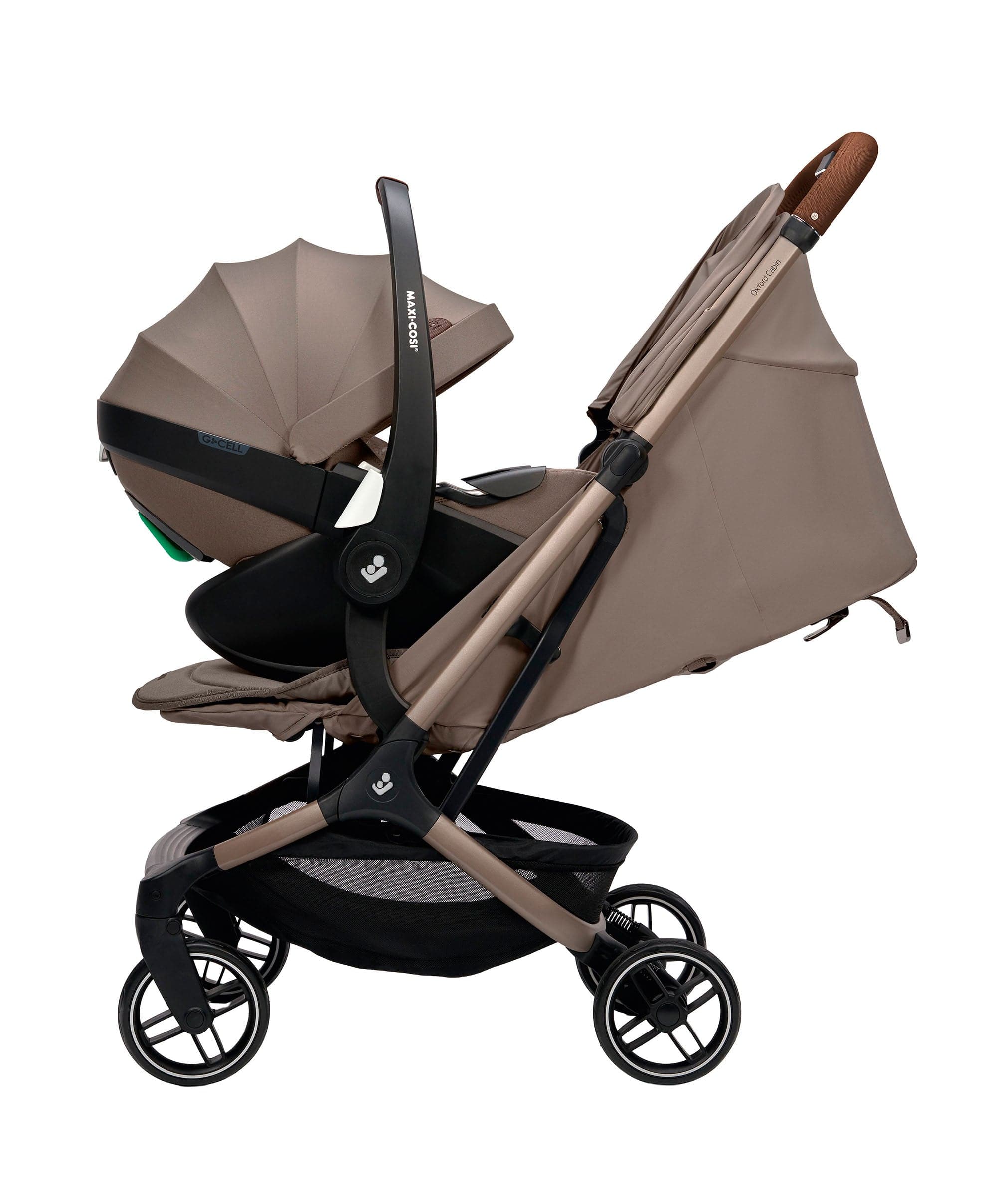 Maxi-Cosi Oxford Cabin Pushchair & Raincover - Oak Truffle - Image 5