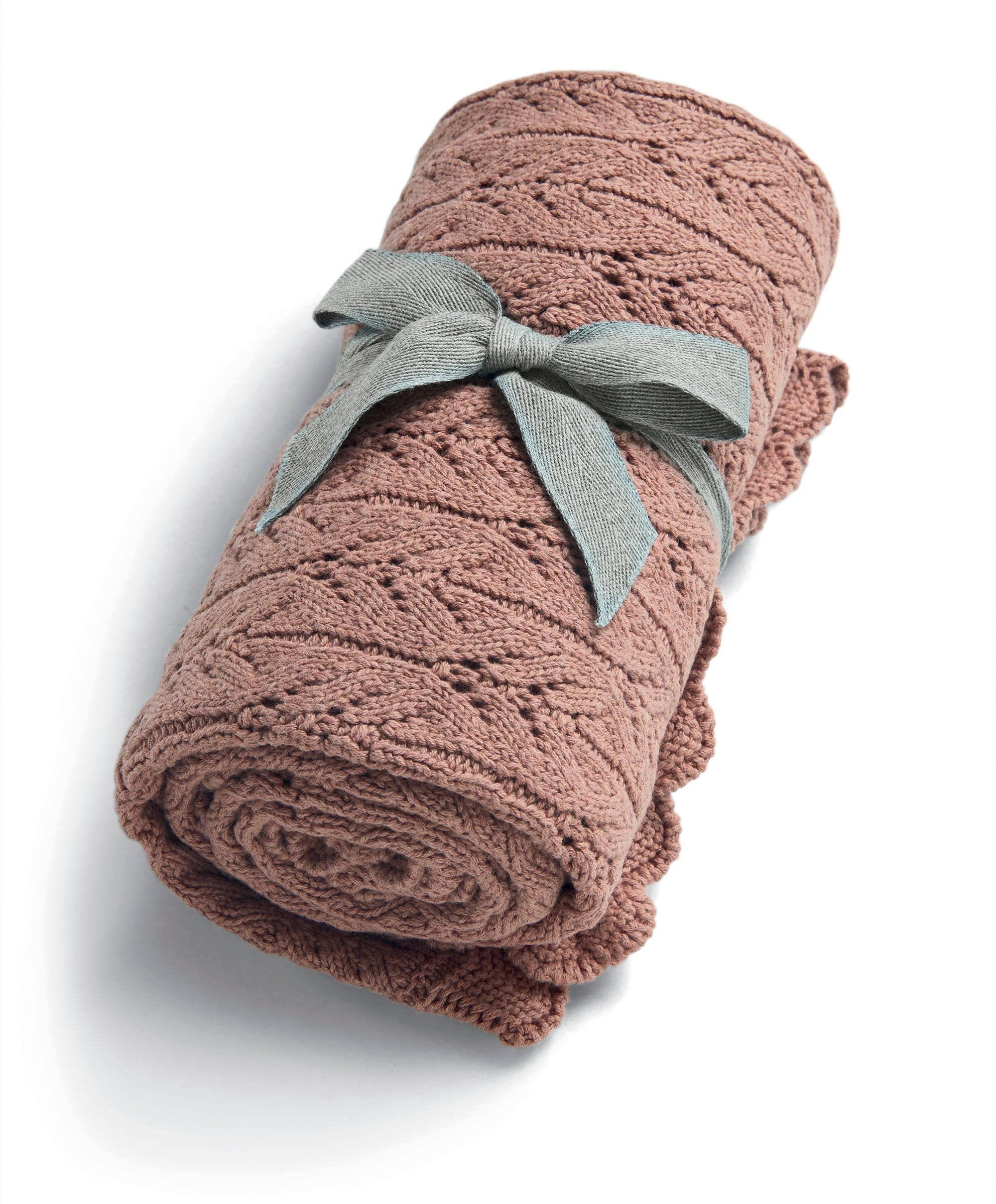 Knitted Blanket - Welcome to the World Wildflower - Image 3