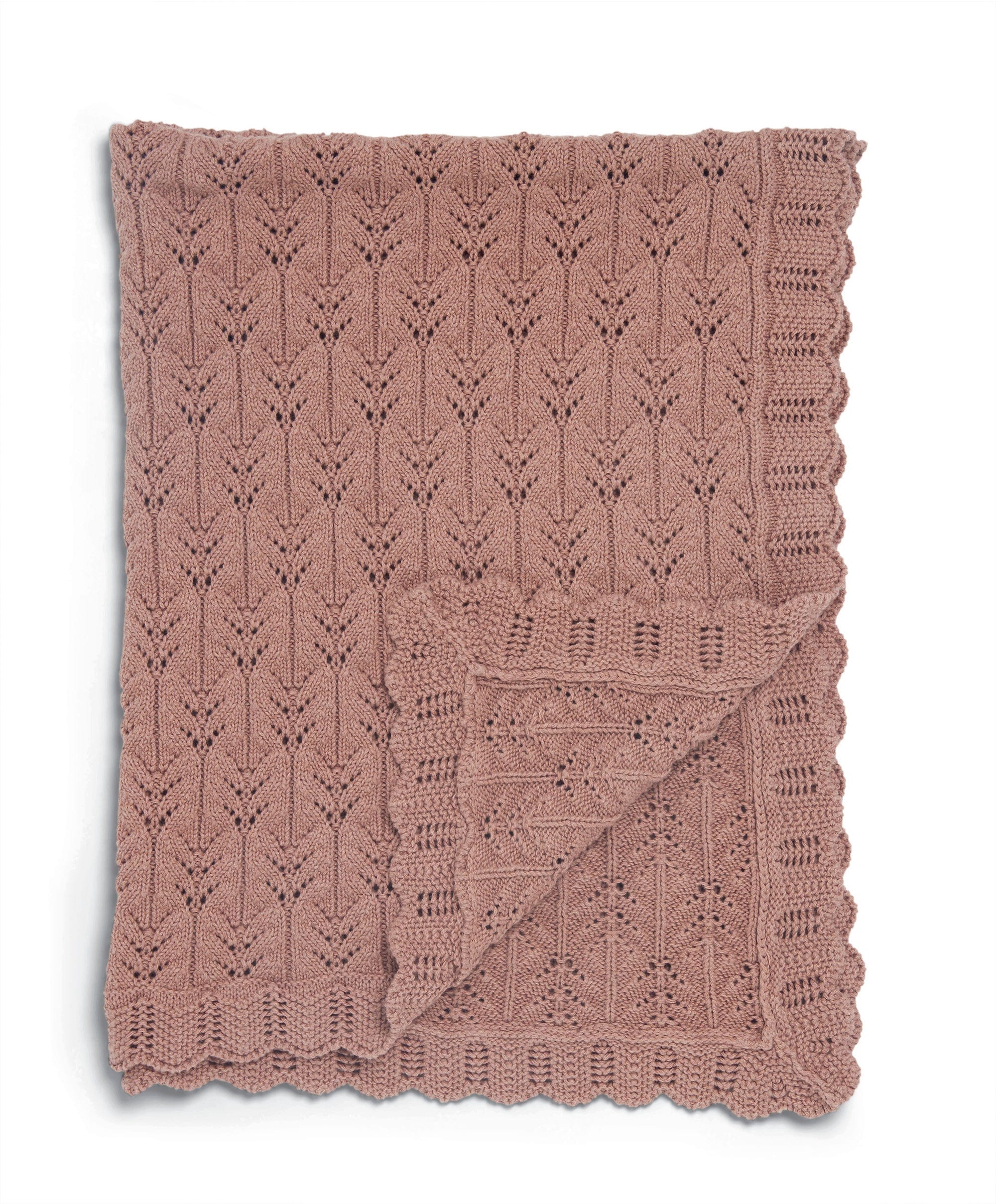 Knitted Blanket - Welcome to the World Wildflower - Image 5