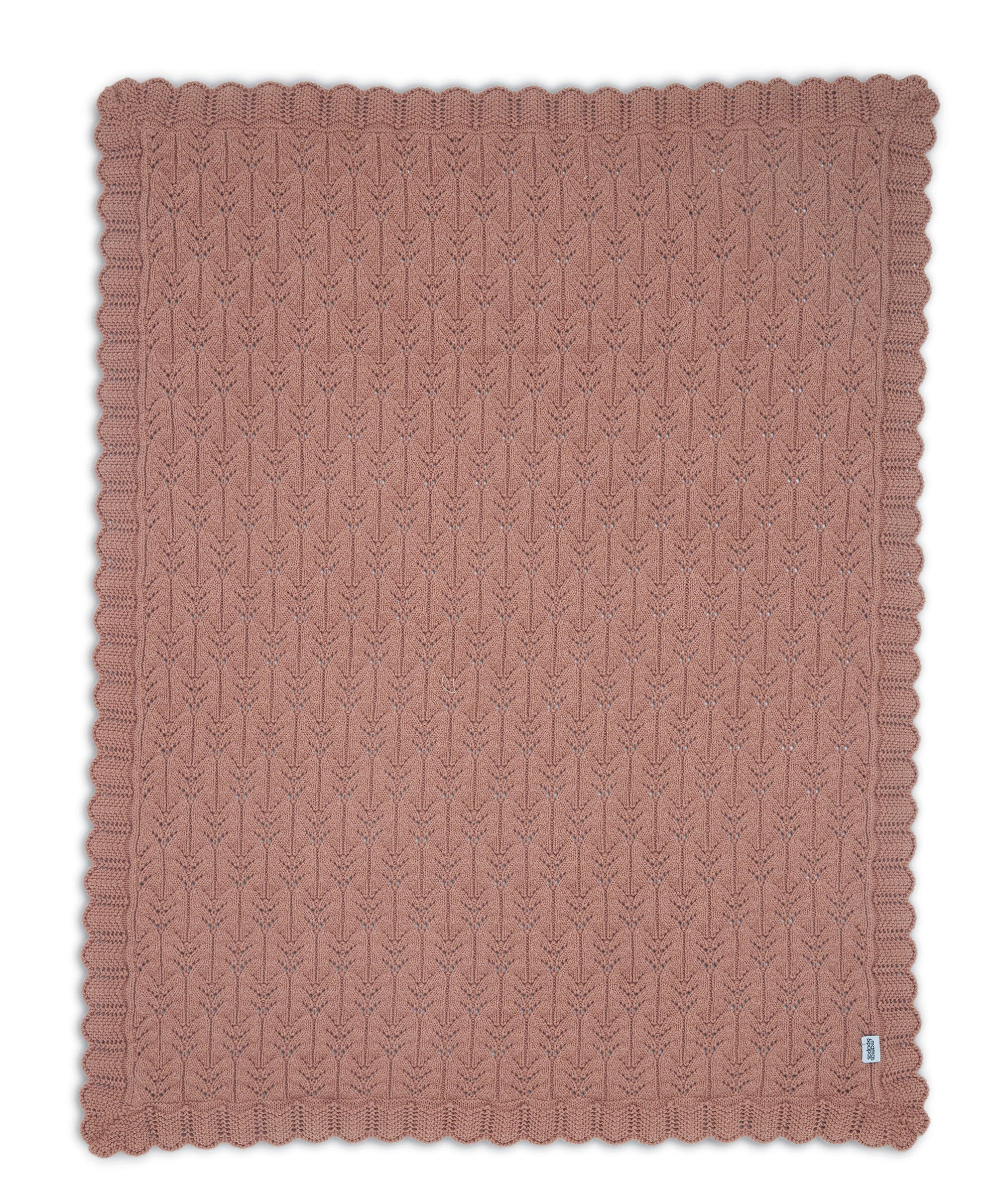 Knitted Blanket - Welcome to the World Wildflower - Image 6