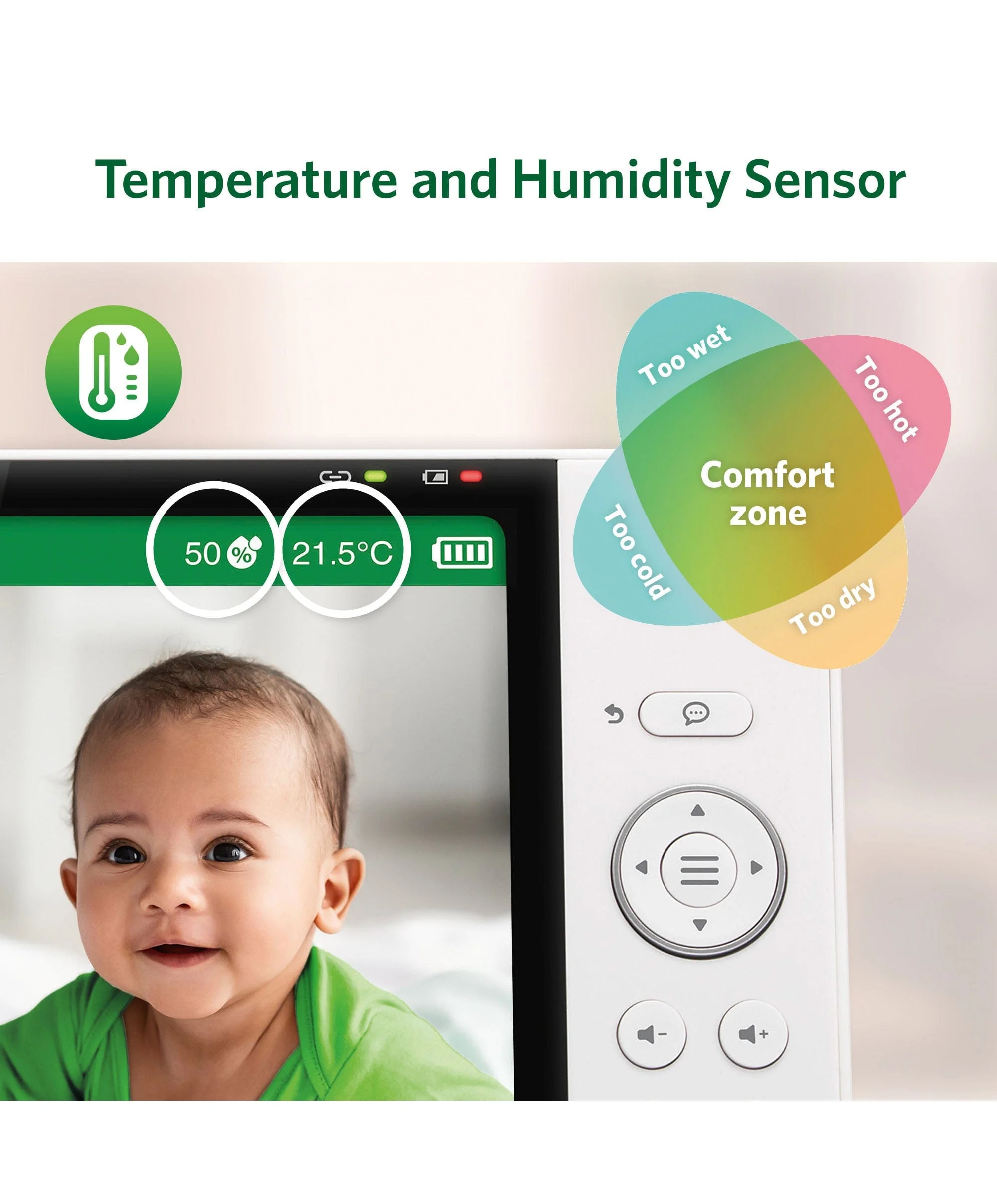 LeapFrog  LF5817HD 7 Inch Over-the-Cot Smart Baby Monitor - Image 11