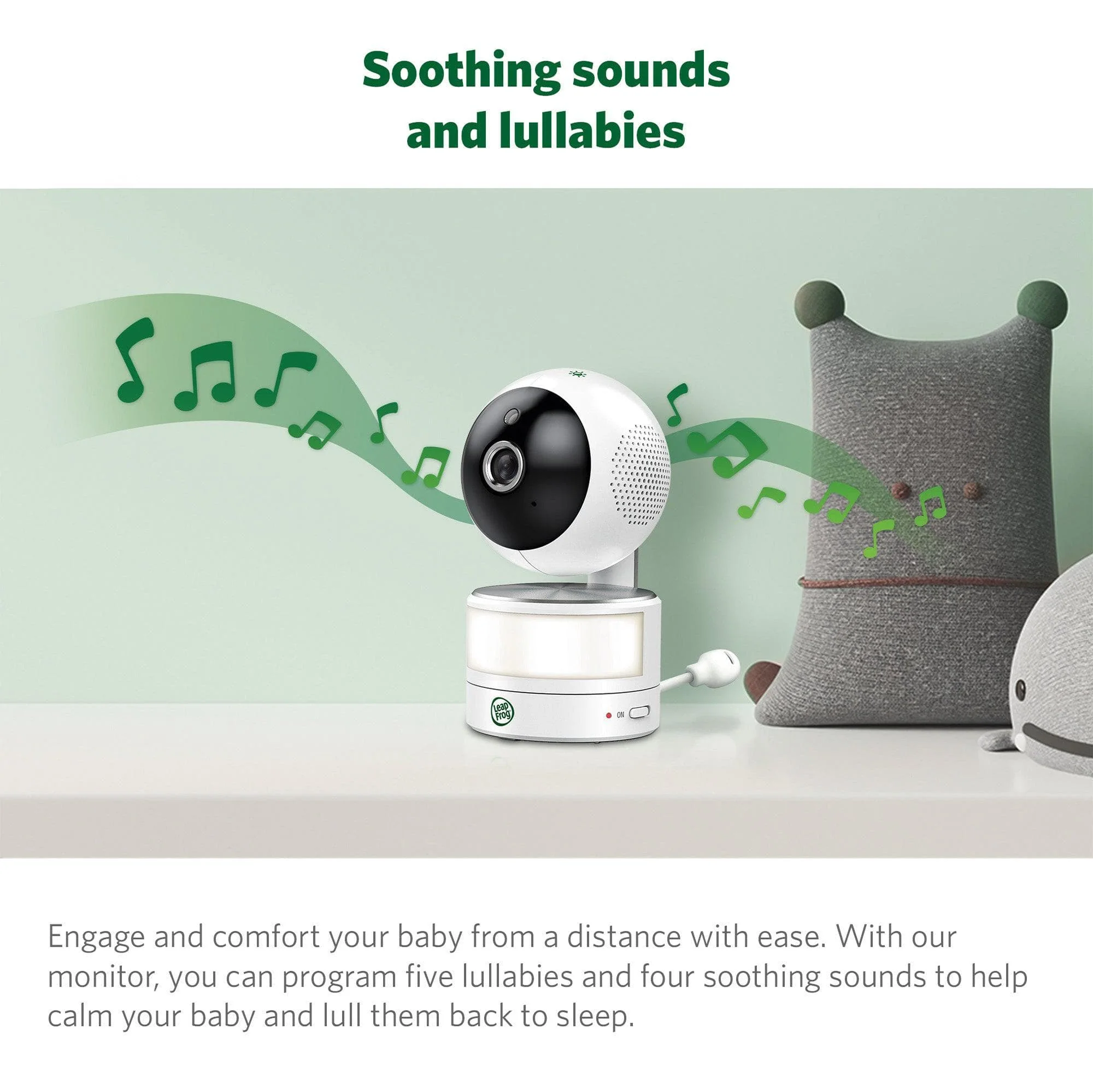 LeapFrog LF920HD 7 Inch Video Baby Monitor with Colour Night Vision - White - Image 9