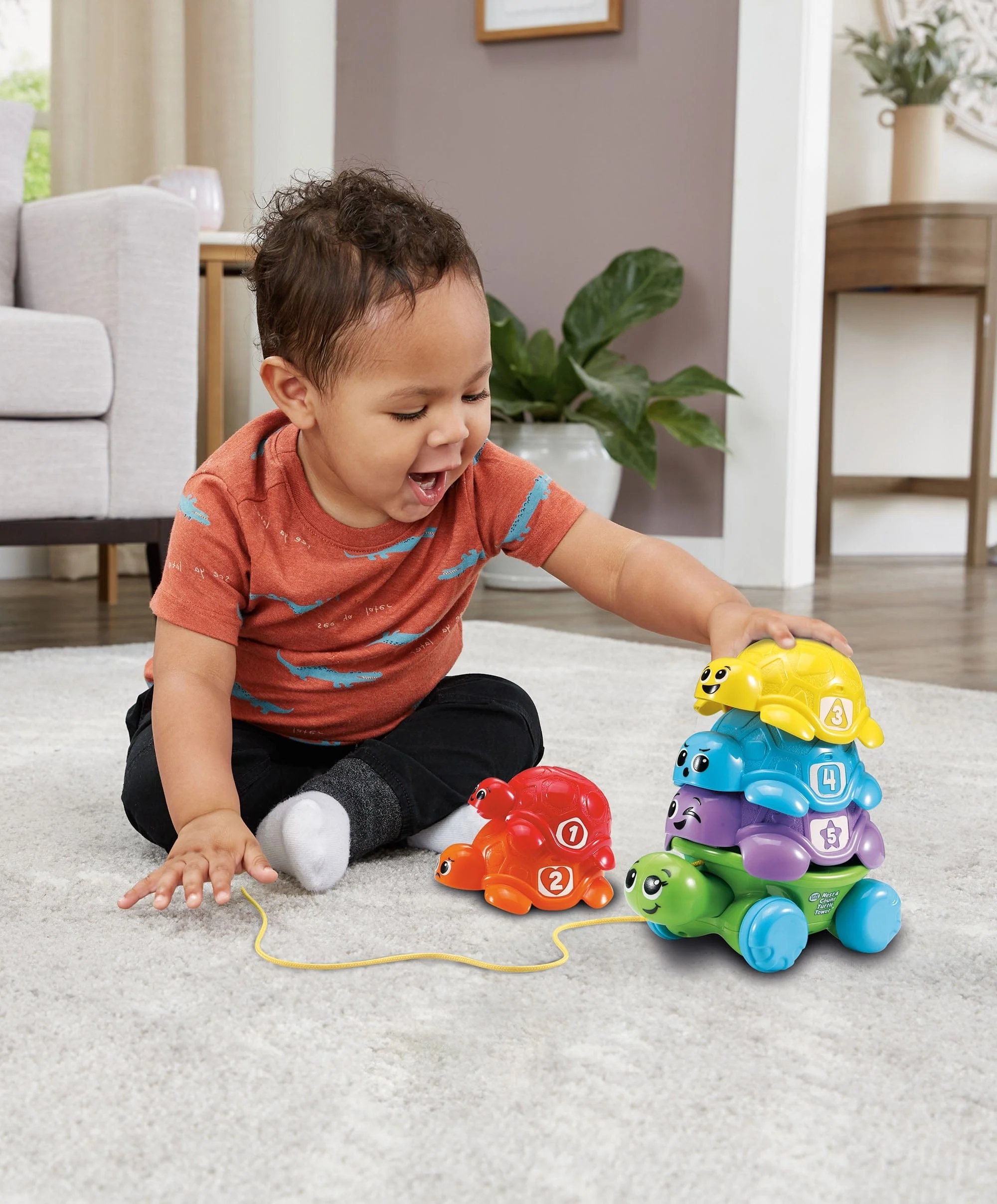 Leapfrog Nest & Count Turtle Tower™ - Image 3