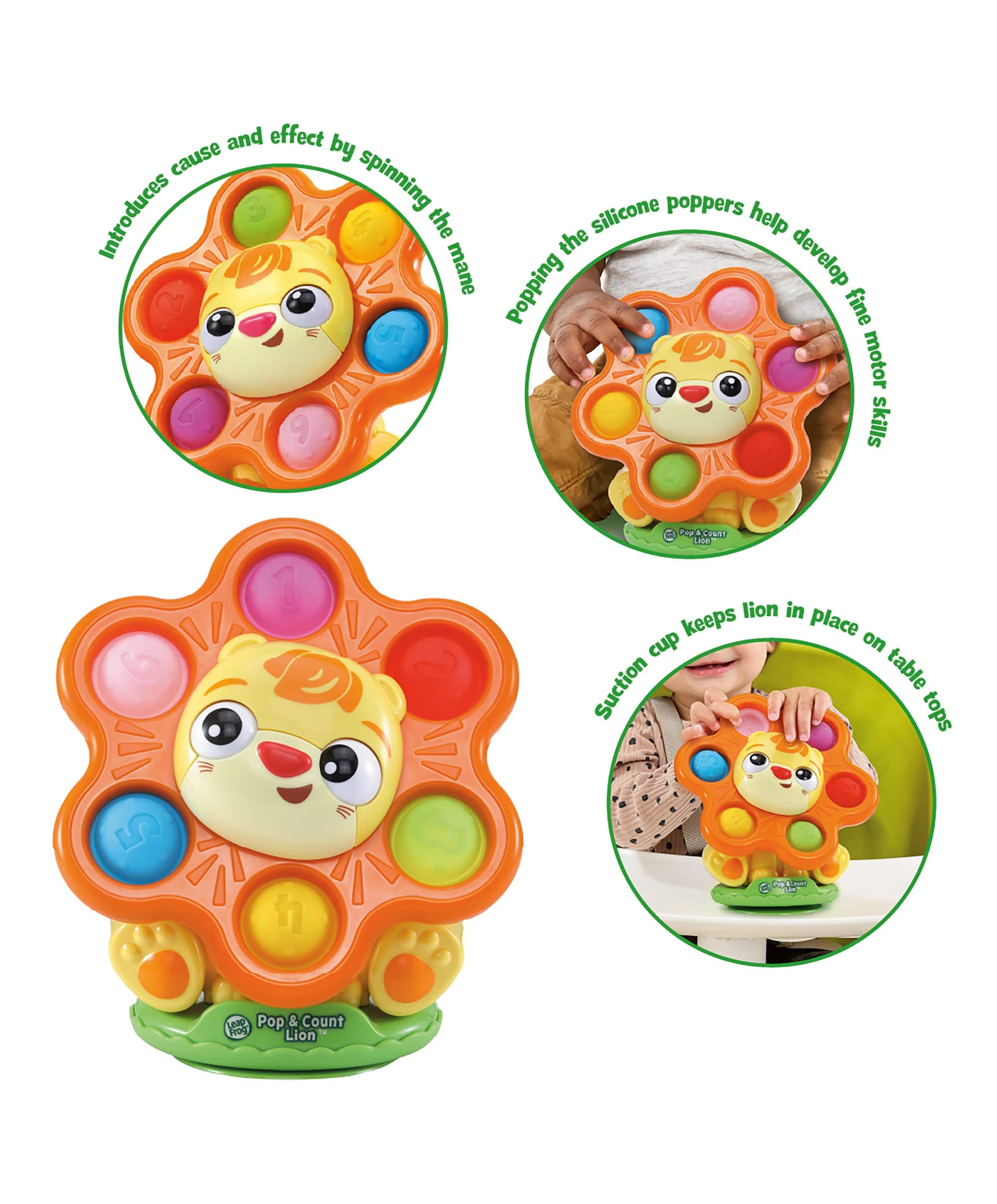 LeapFrog Pop & Count Lion Sensory Toy - Image 3