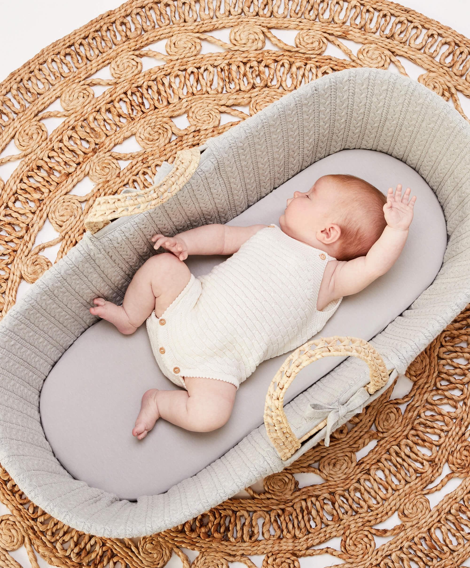 The Little Green Sheep Waterproof Moses Basket & Pram Mattress Protector - Image 11