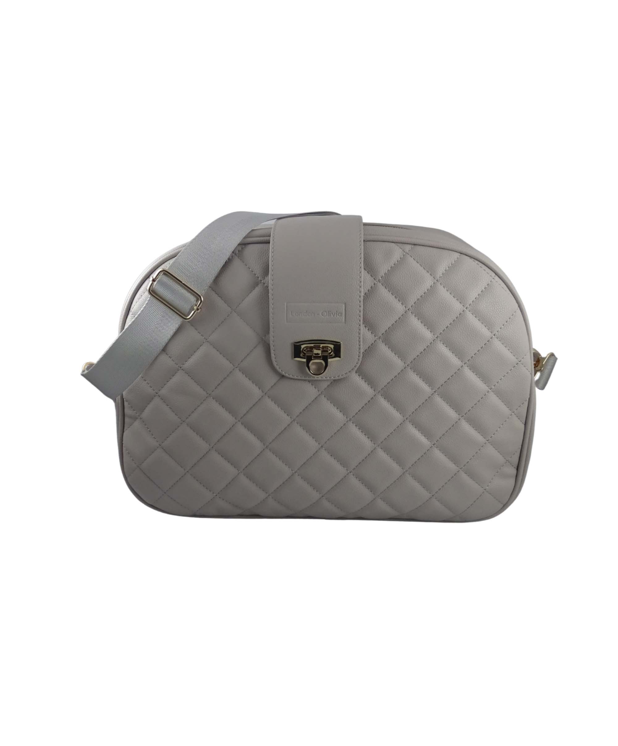 London Olivia Islington Cross Body Changing Bag - Greige - Image 5