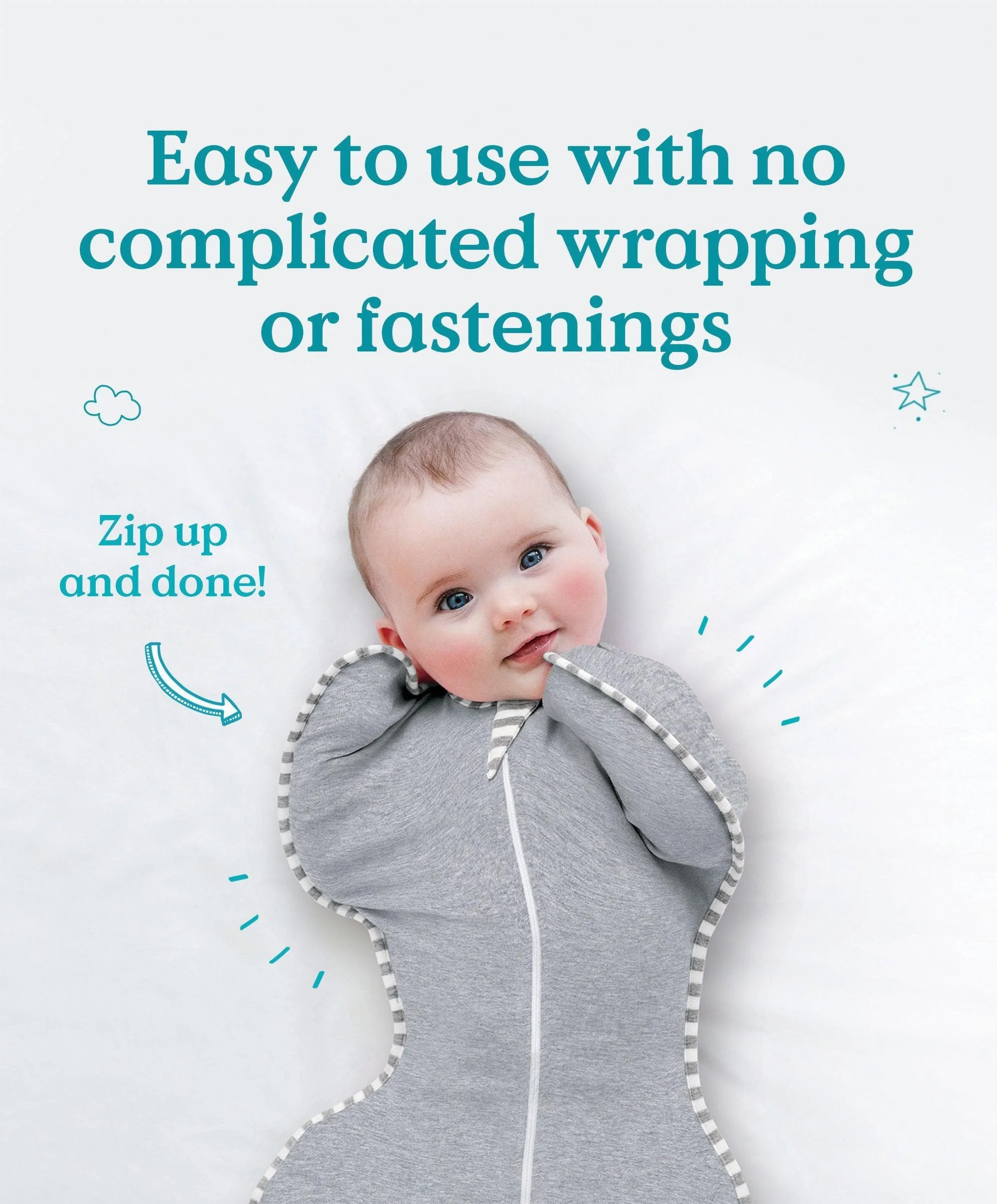 Love to Dream Swaddle Up™ (1.0 Tog) - Cloud Bunny - Image 13