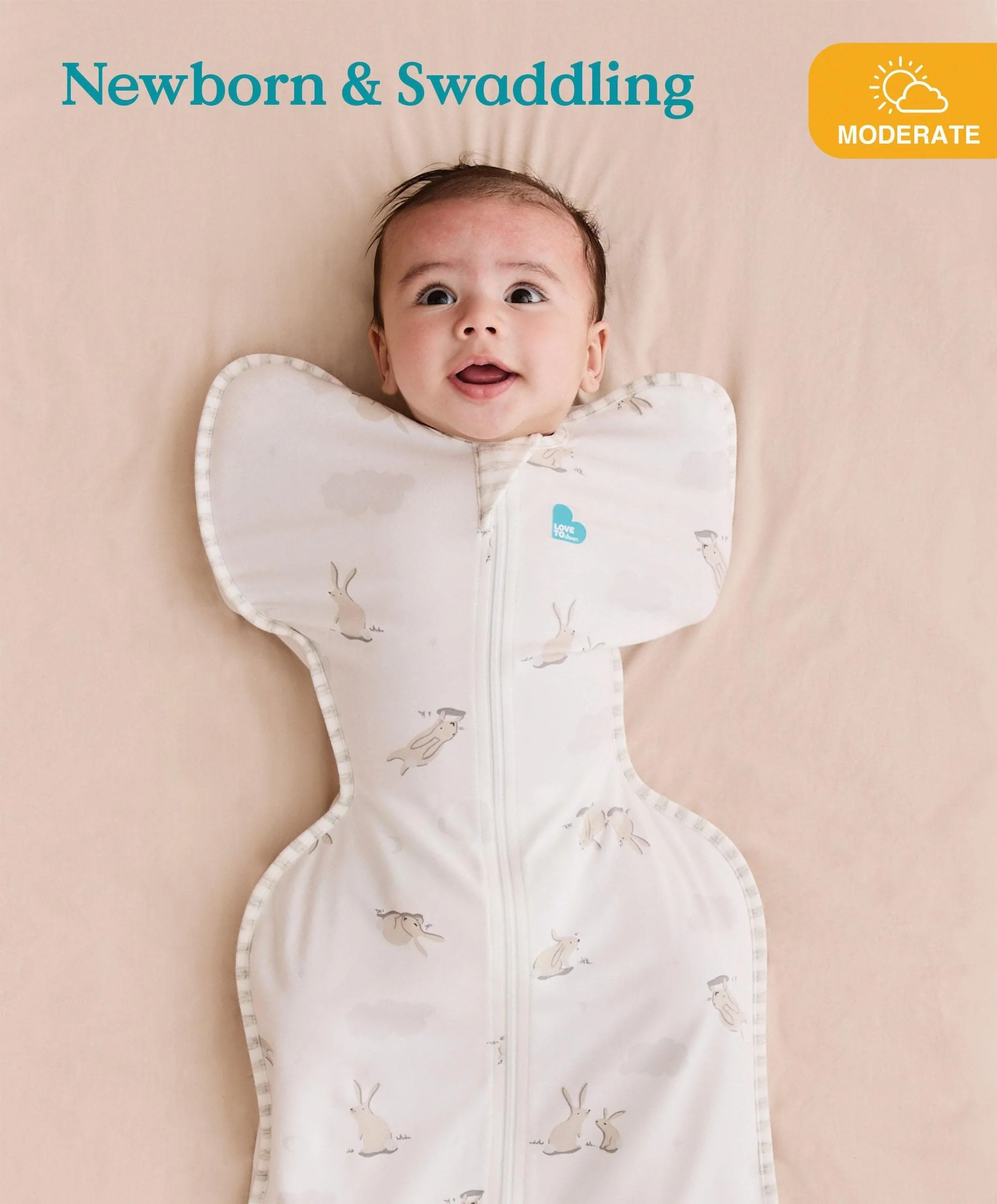 Love to Dream Swaddle Up™ (1.0 Tog) - Cloud Bunny - Image 2