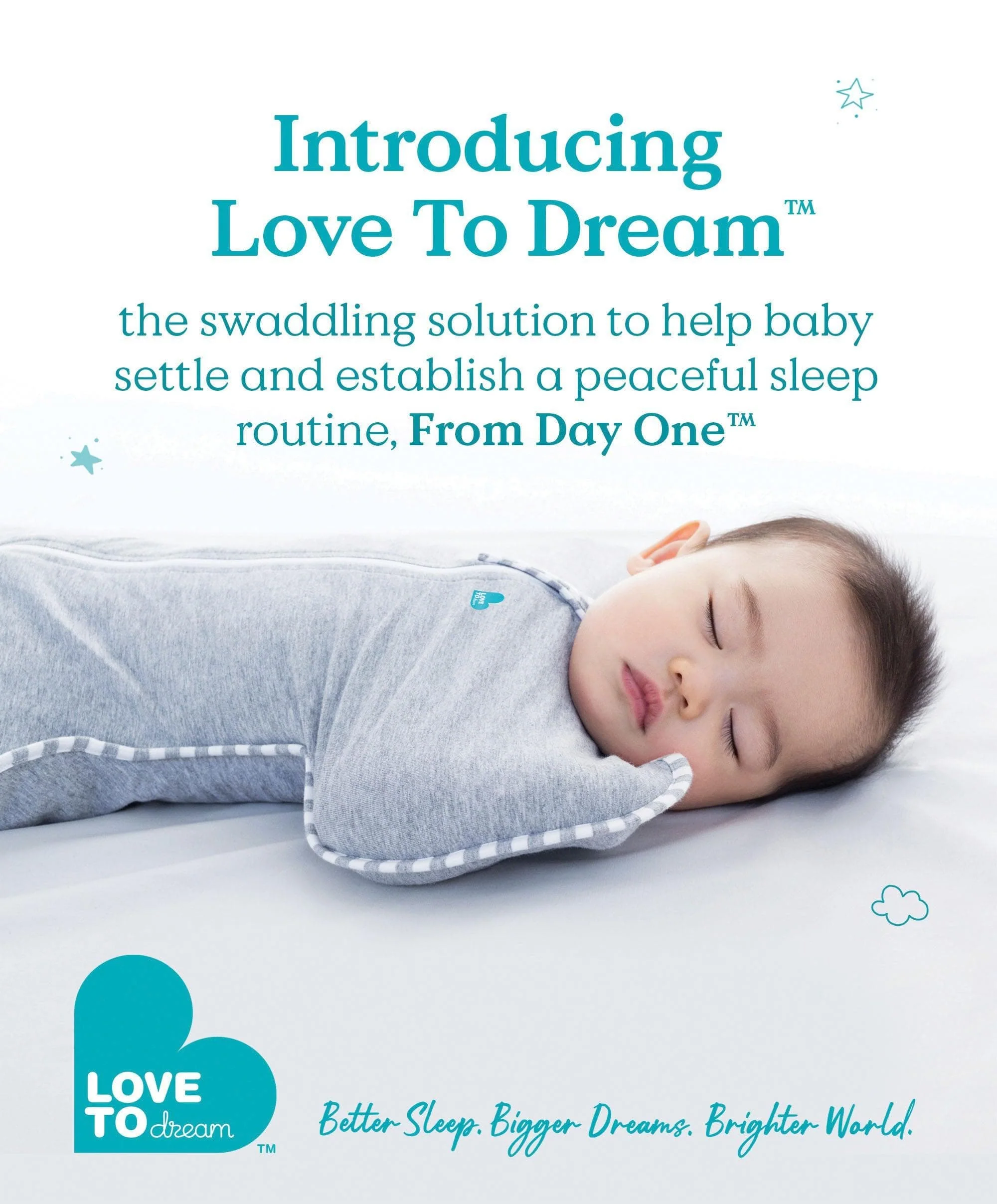 Love to Dream Swaddle Up™ (1.0 Tog) - Cloud Bunny - Image 4