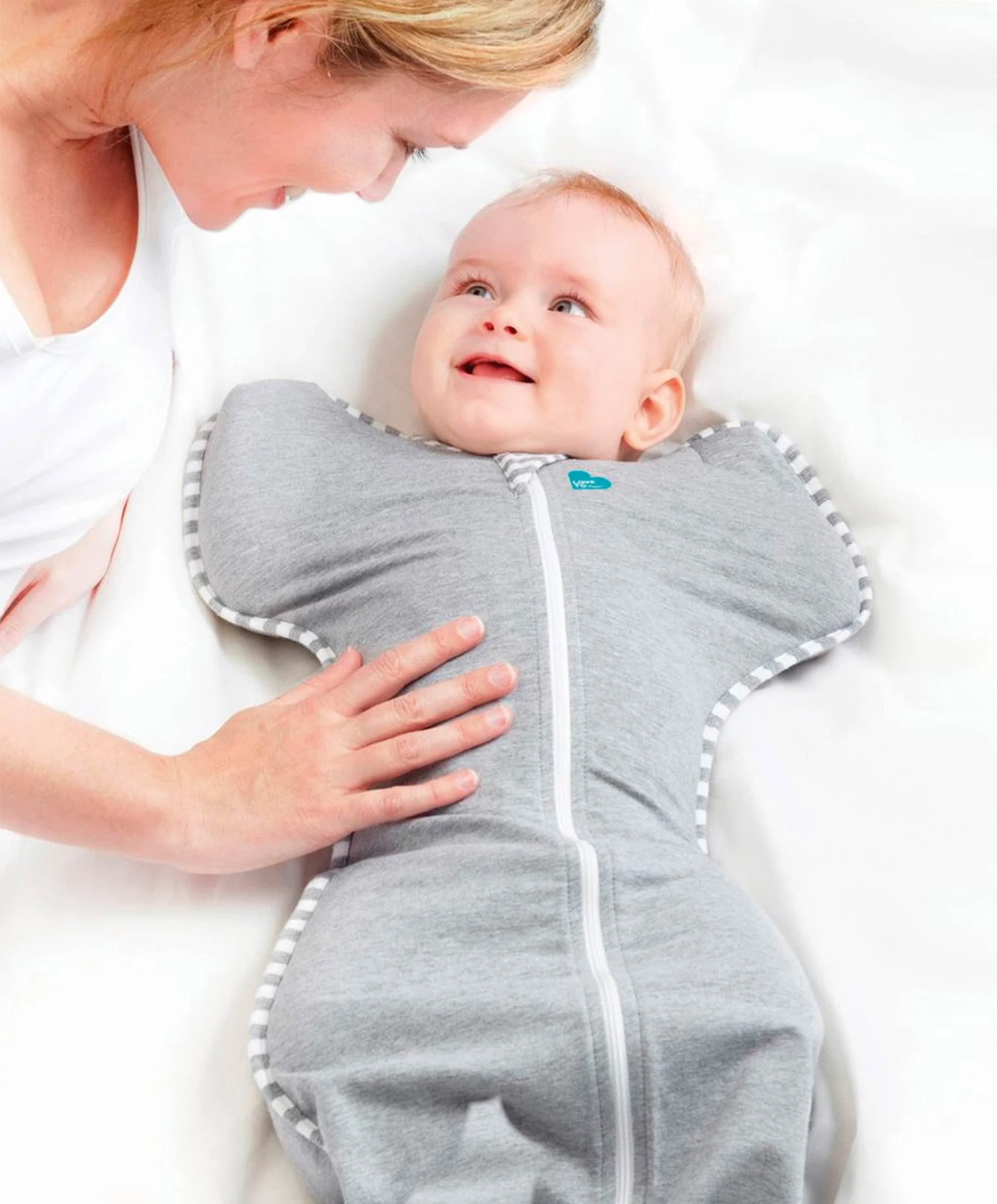 Love To Dream Swaddle Small/8 - 13lbs (1.0 Tog) - Grey - Image 7