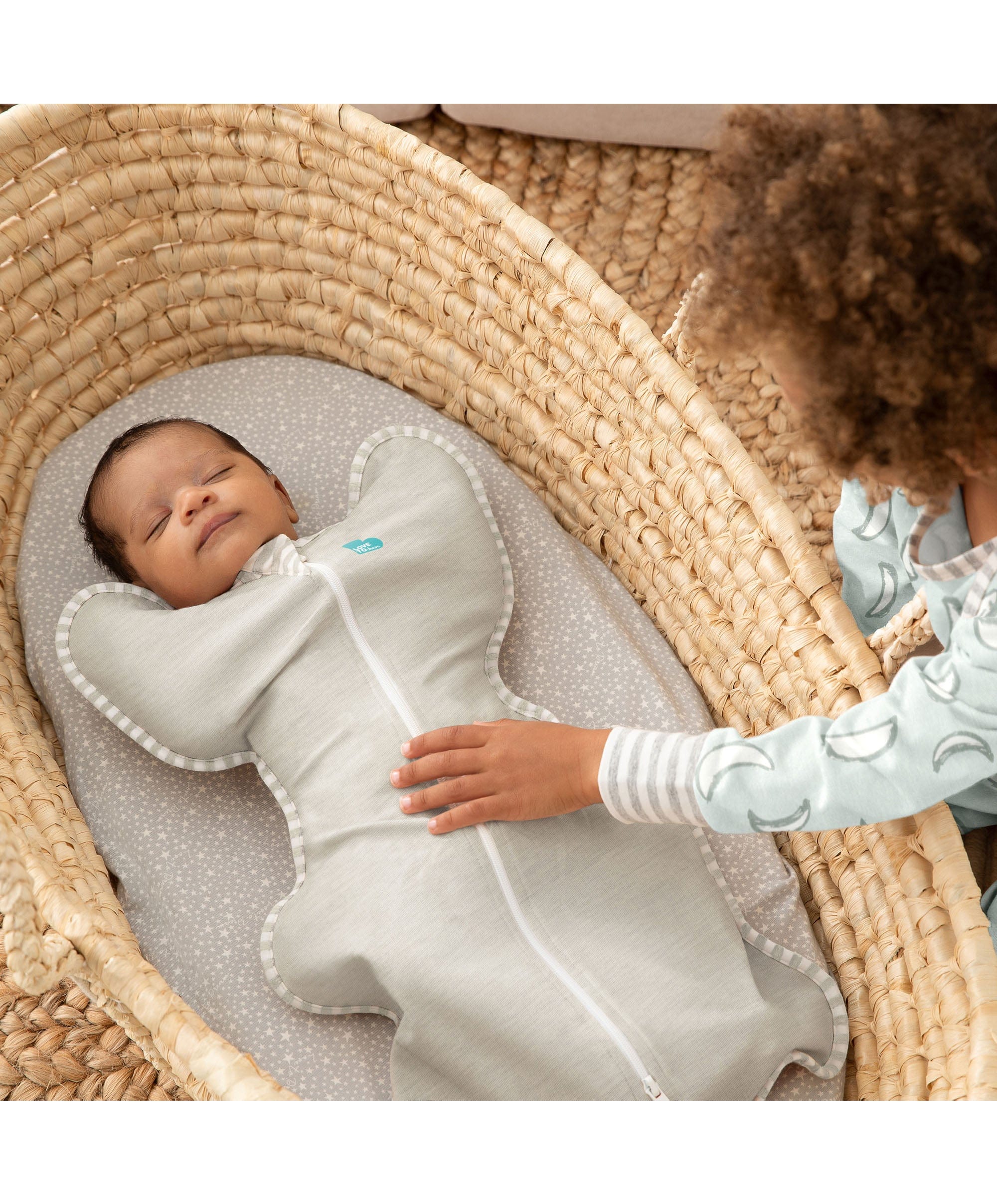 Love to Dream Swaddle (1.0 Tog) - Grey - Image 2