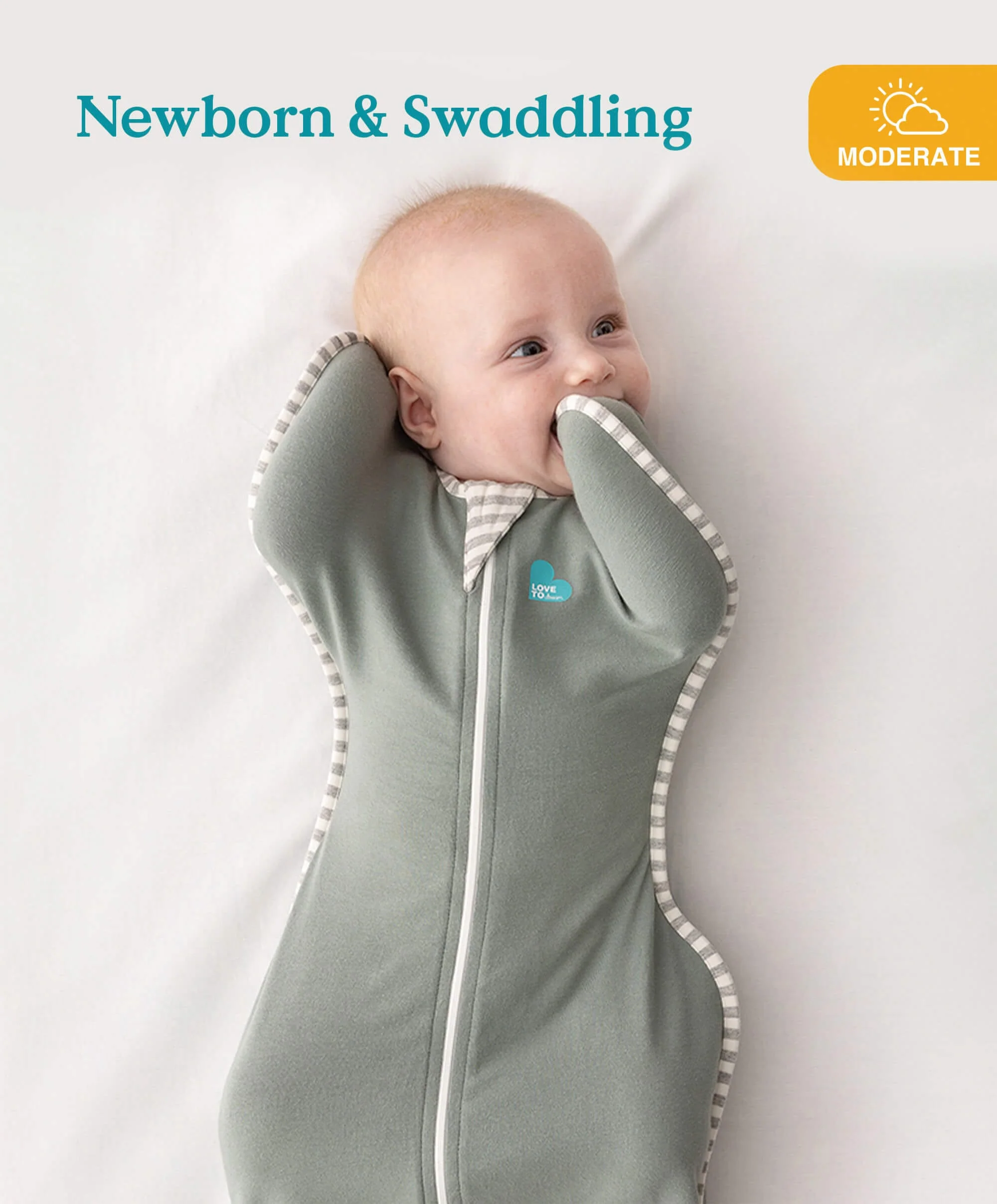 Love to Dream Swaddle Up&trade; (1.0 Tog) - Dark Olive - Image 3