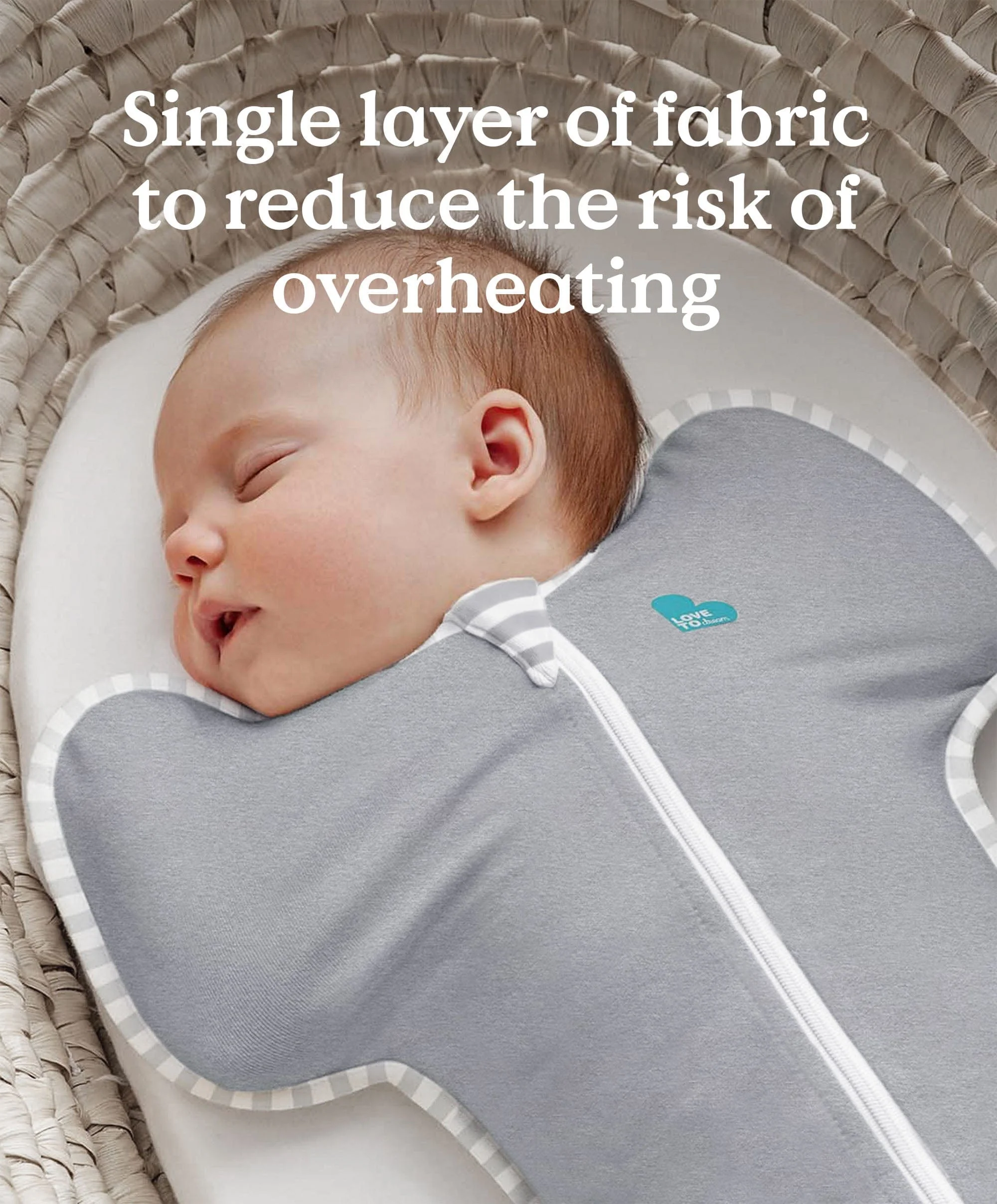 Love to Dream Swaddle Up™ (2.5 Tog) - White Dreamer - Image 10