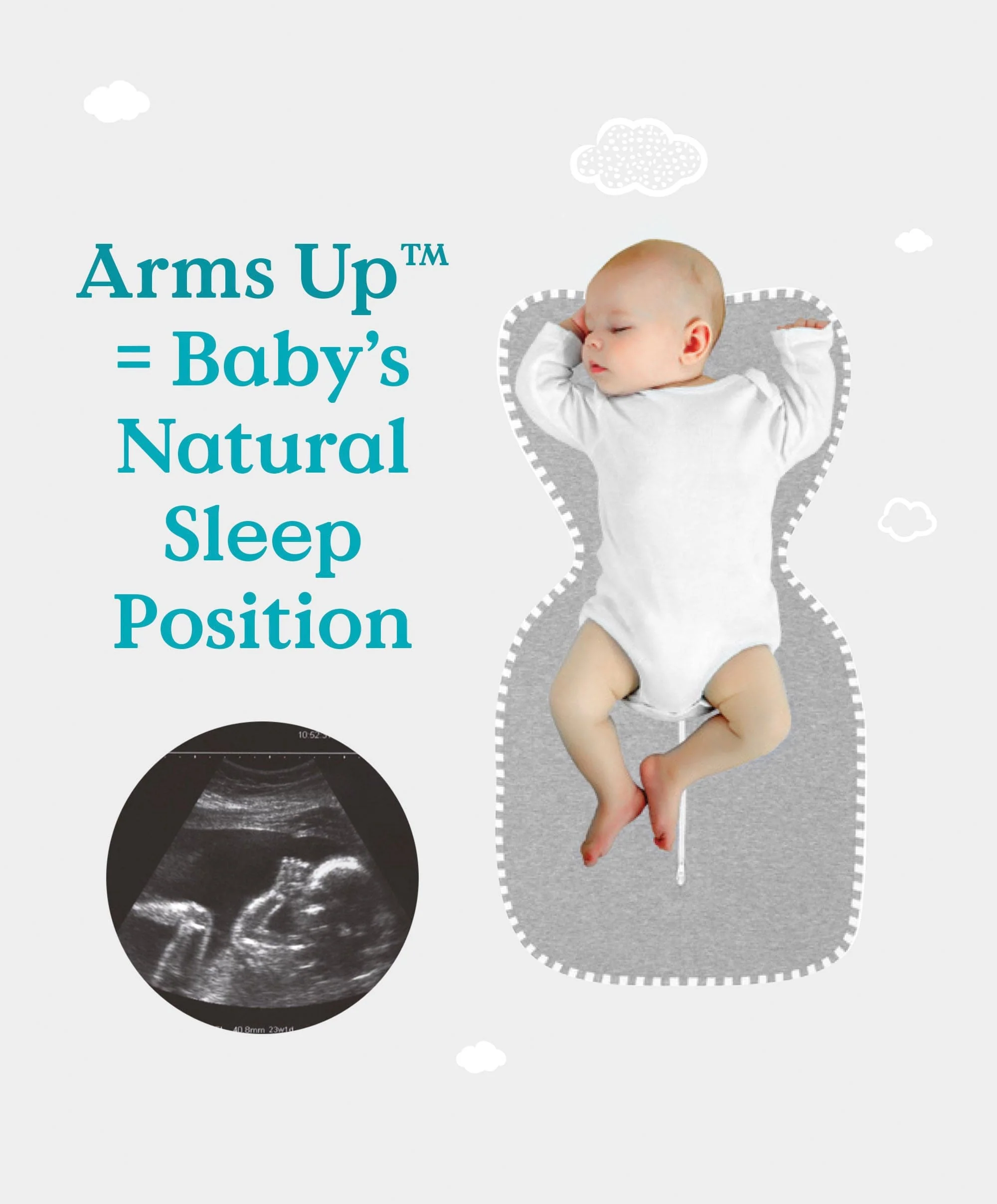 Love to Dream Swaddle Up™ (2.5 Tog) - White Dreamer - Image 12