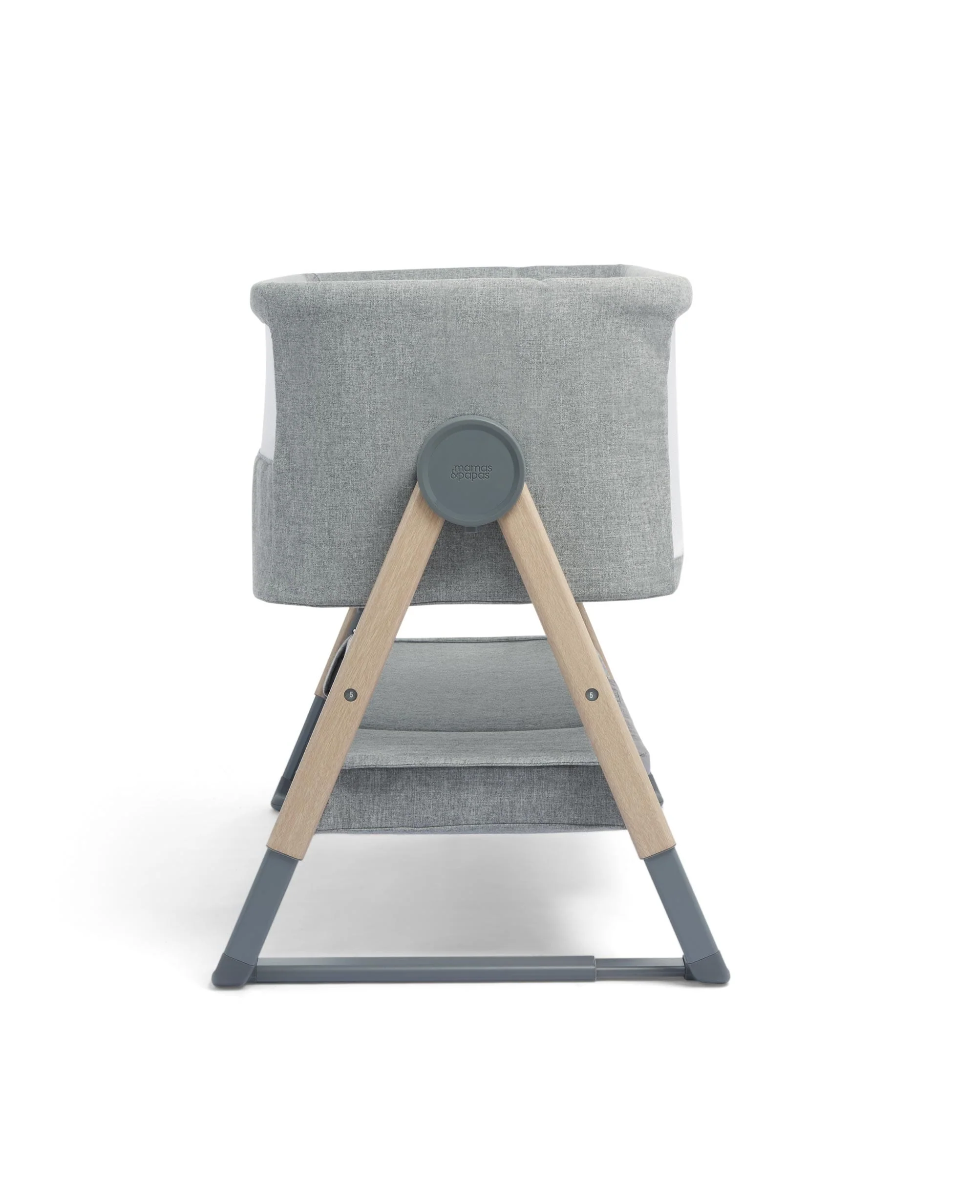Lua Bedside Crib - Grey - Image 16