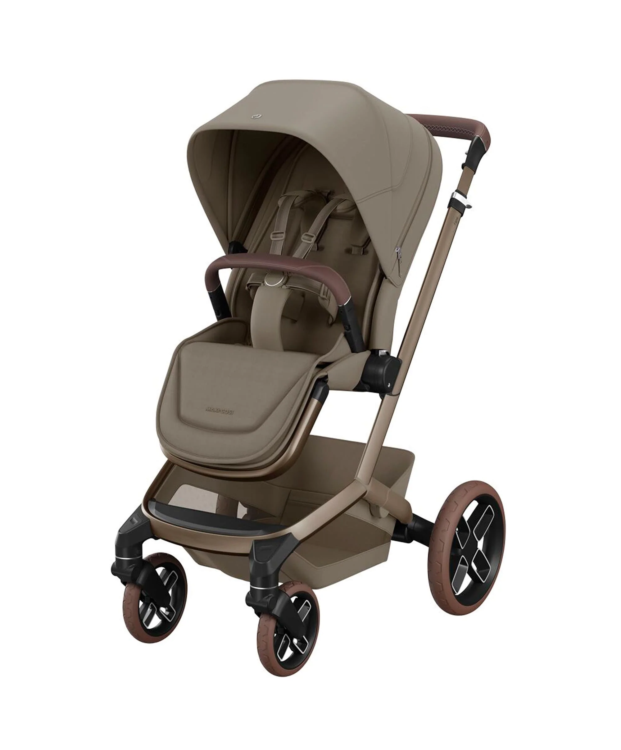 Maxi-Cosi Fame Pushchair & Carrycot with Maxi-Cosi Pebble 360 Pro² Car Seat & Base - Oak Truffle - Image 2