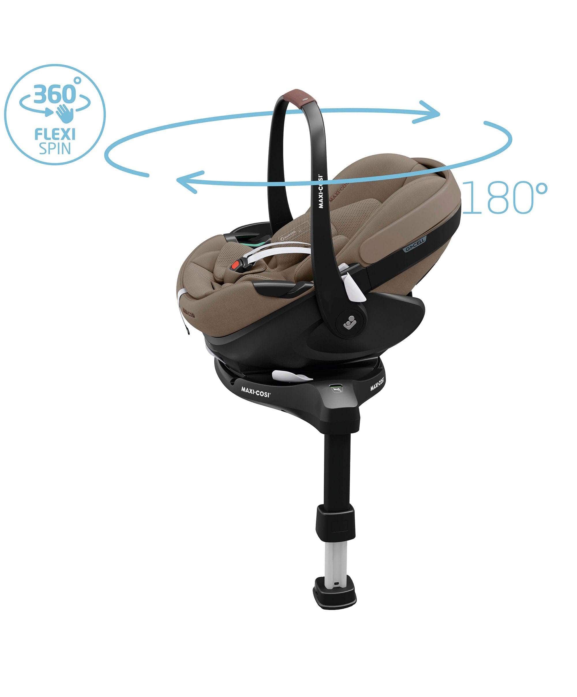 Maxi-Cosi Pebble 360 Pro² Car Seat & Base Bundle - Twillic Truffle - Image 9
