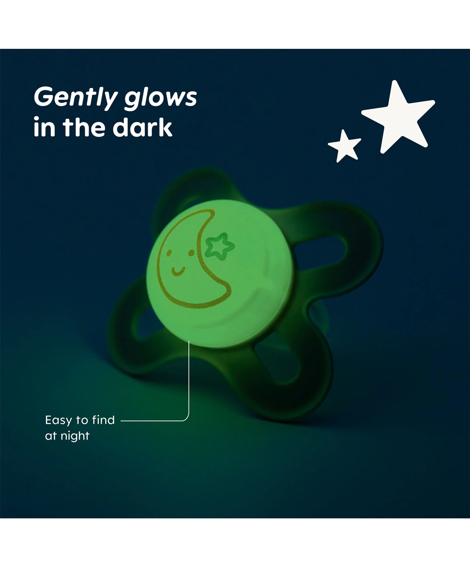 MAM Start 0-2m Night Soother (2 Pack) - Green/Linen - Image 2