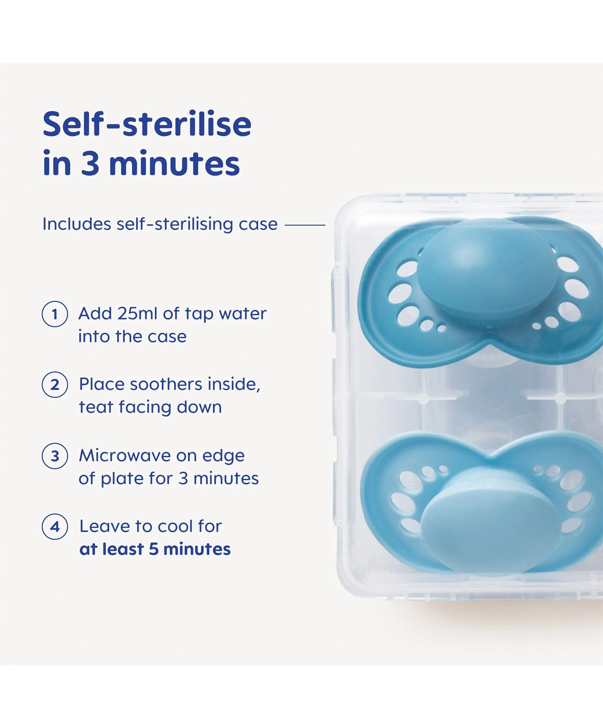 MAM Start 0-2m Night Soother (2 Pack) - Green/Linen - Image 5