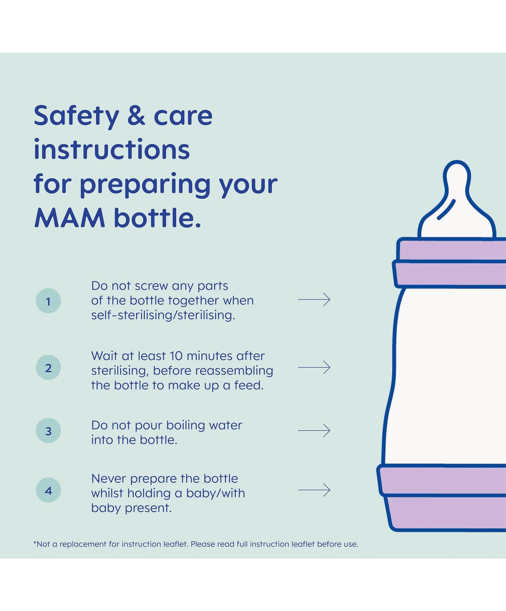 MAM Easy Start Bottle & Microwave Steriliser Set - Image 3