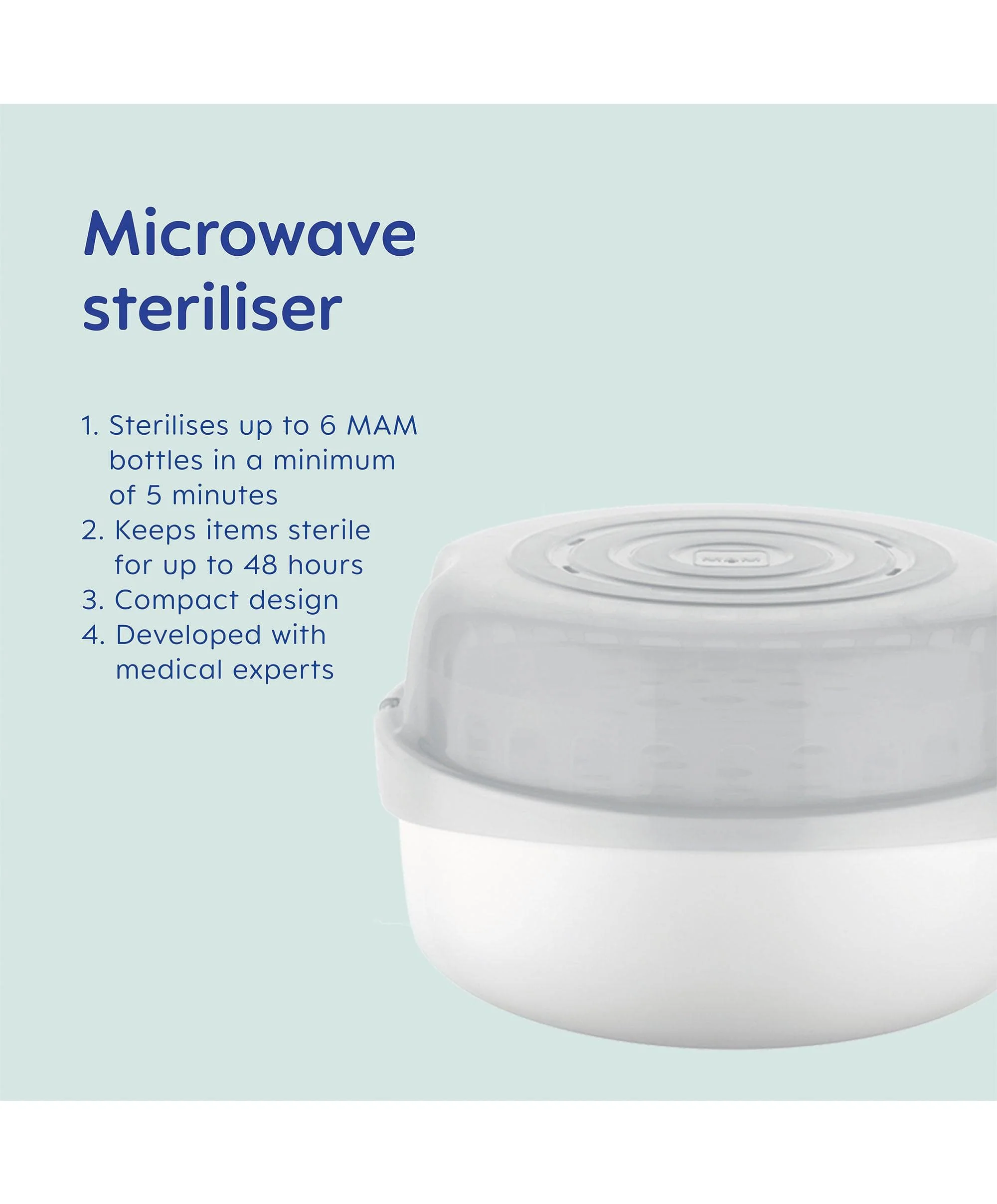 MAM Easy Start Bottle, Steriliser & Soother Set - Image 5