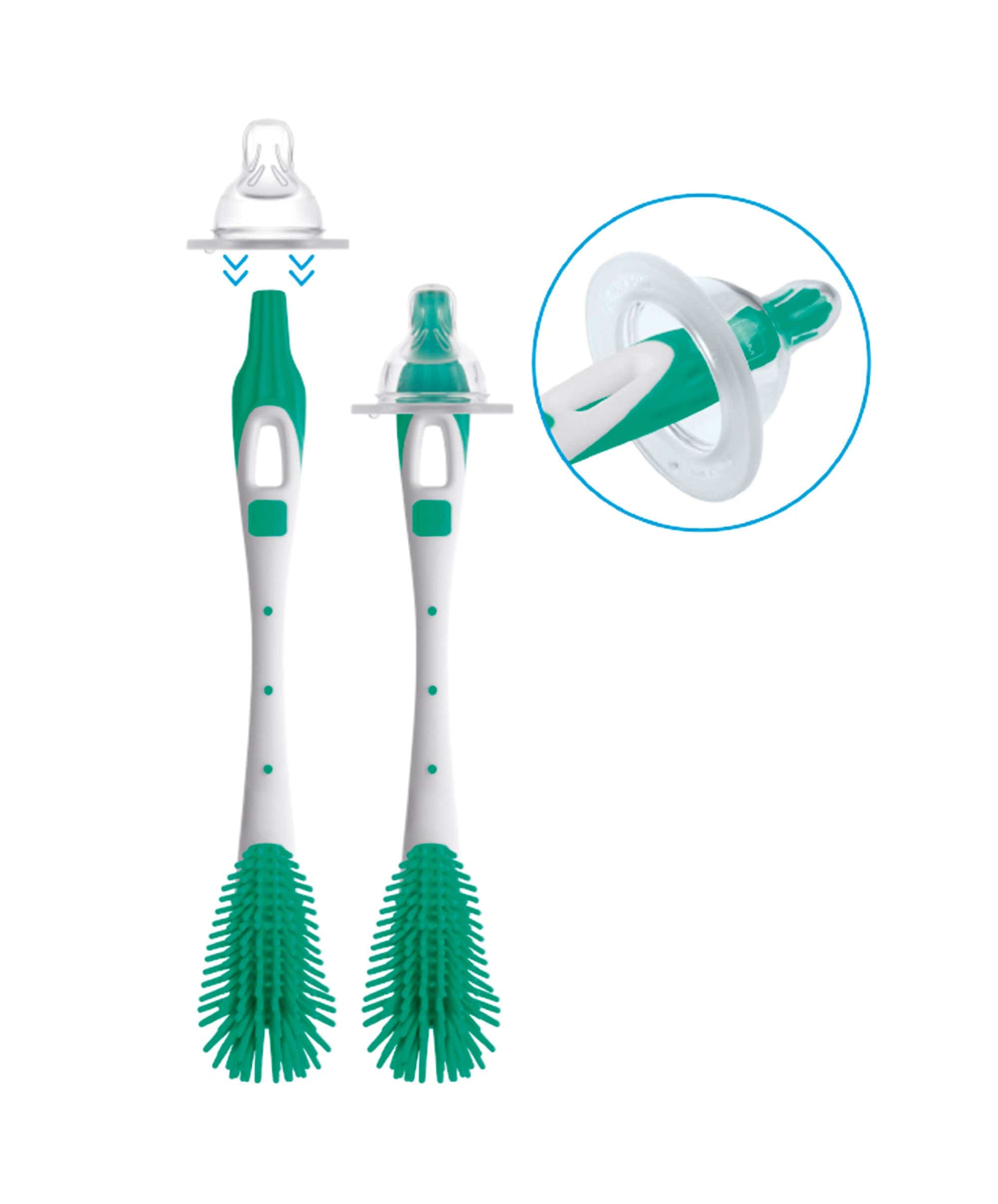 MAM Soft Baby Bottle Brush - Image 2