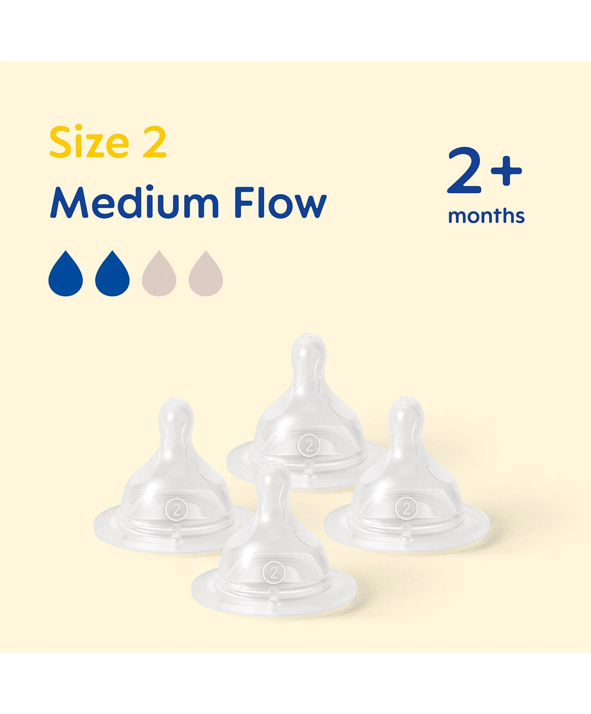 MAM Size 2 Bottle Teats (4 Pack) - Image 2