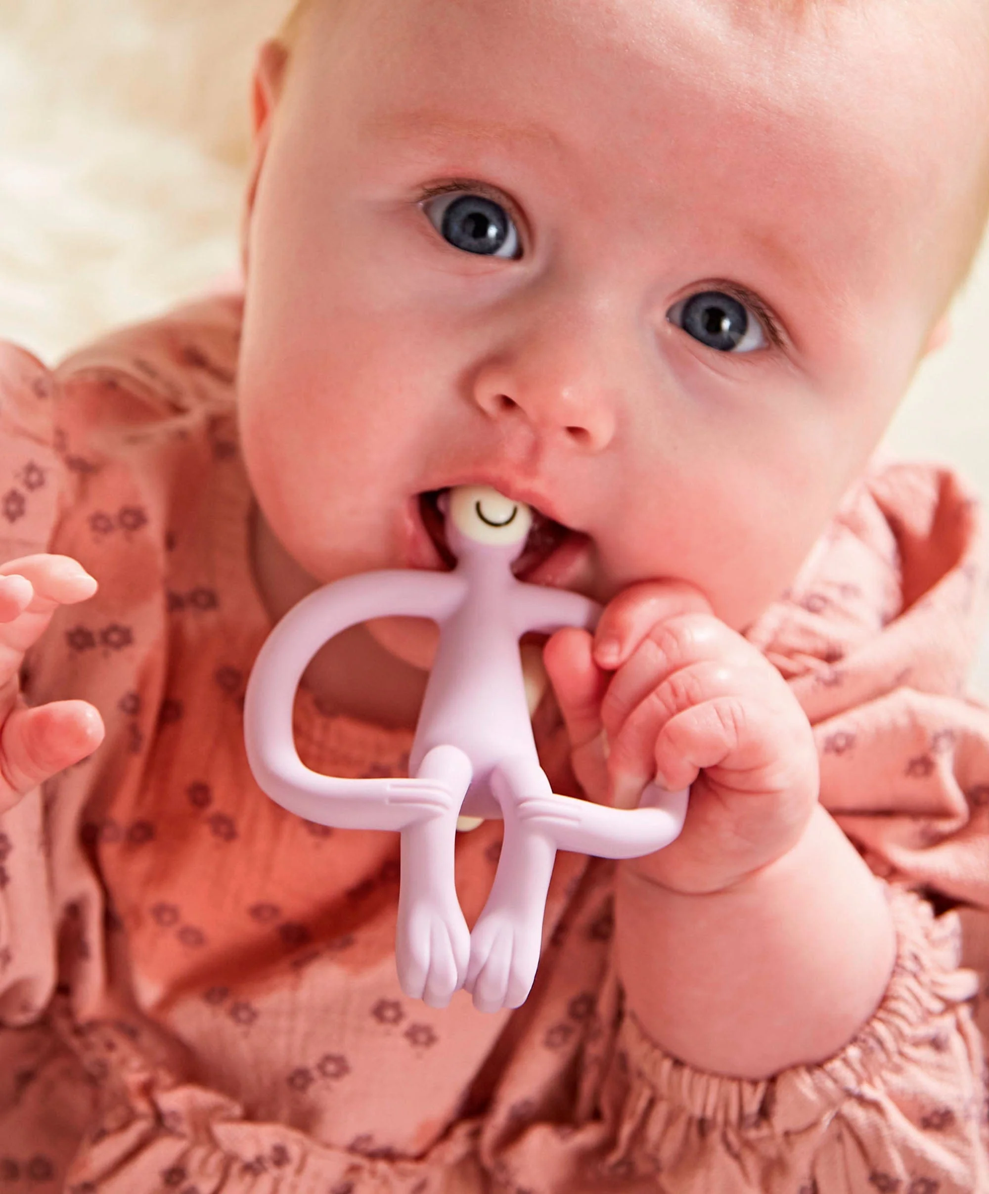 Matchstick Monkey Original Teething Toy - Lilac - Image 2