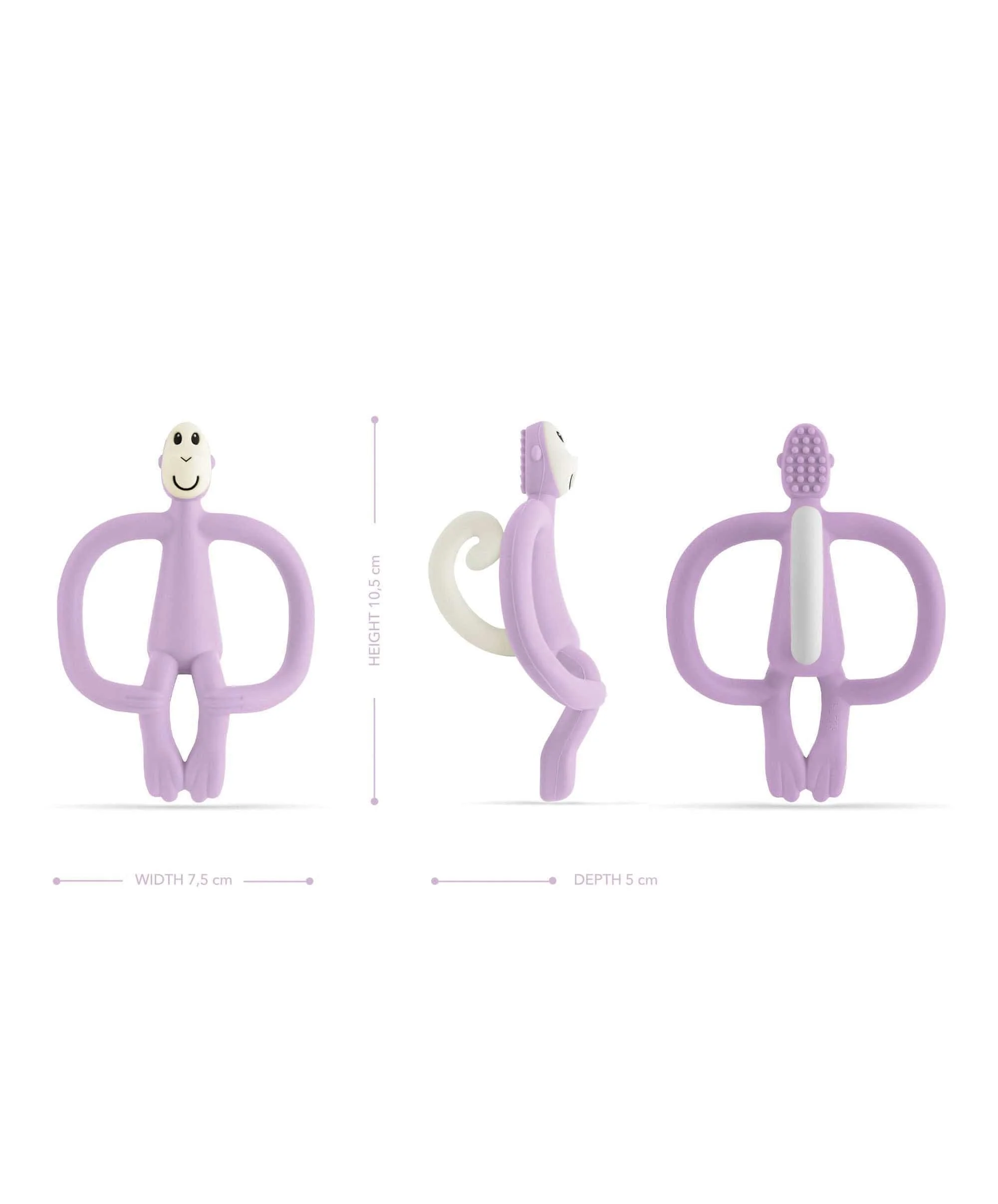 Matchstick Monkey Original Teething Toy - Lilac - Image 3