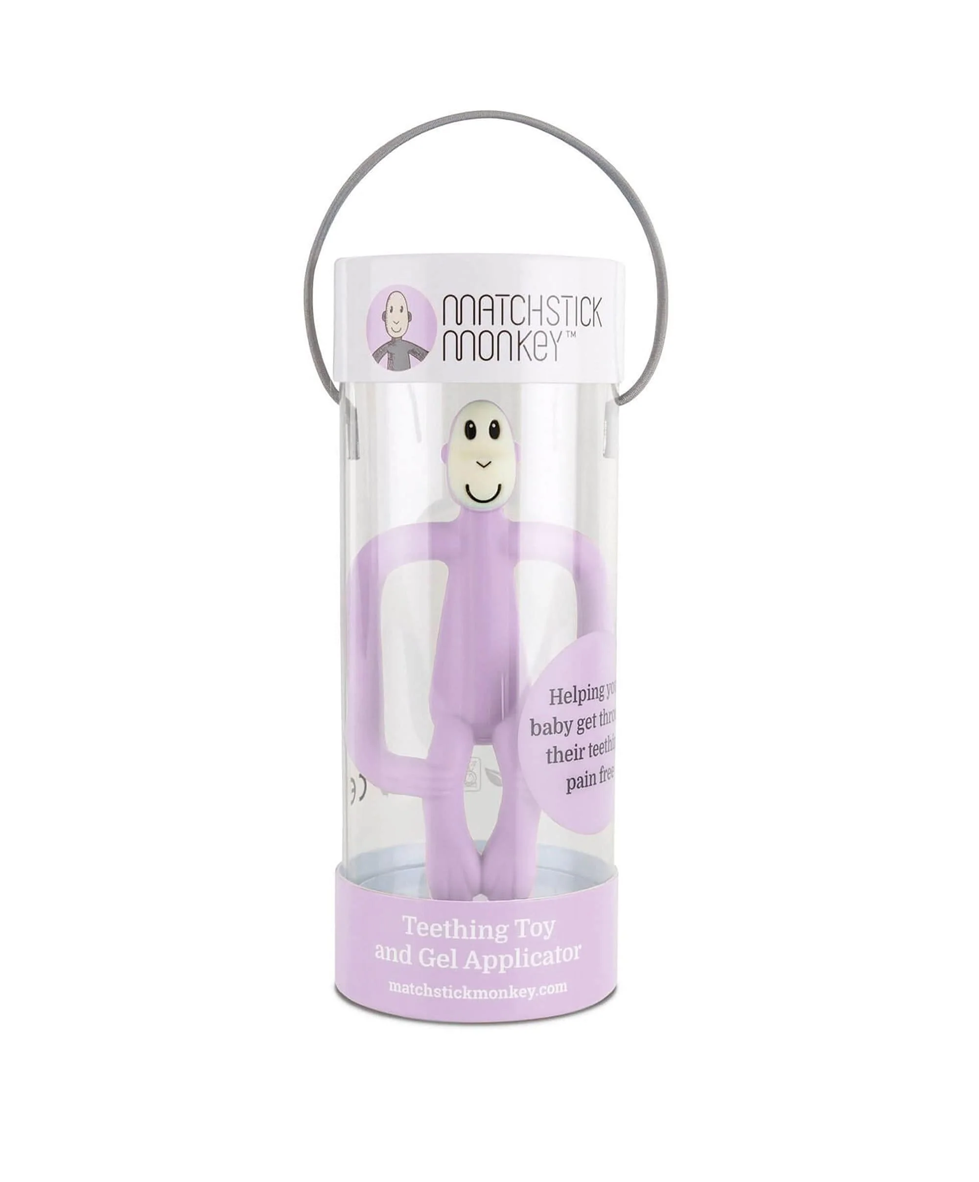 Matchstick Monkey Original Teething Toy - Lilac - Image 5
