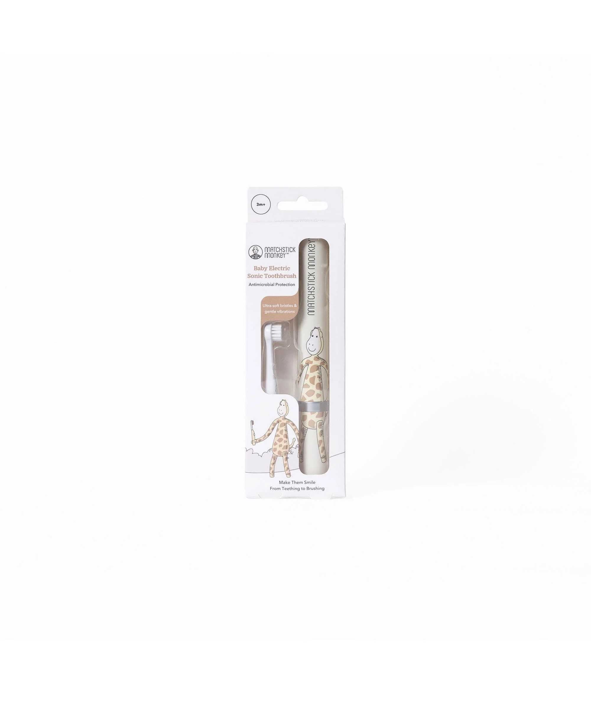 Matchstick Monkey Baby Electric Sonic Toothbrush - Giraffe - Image 7