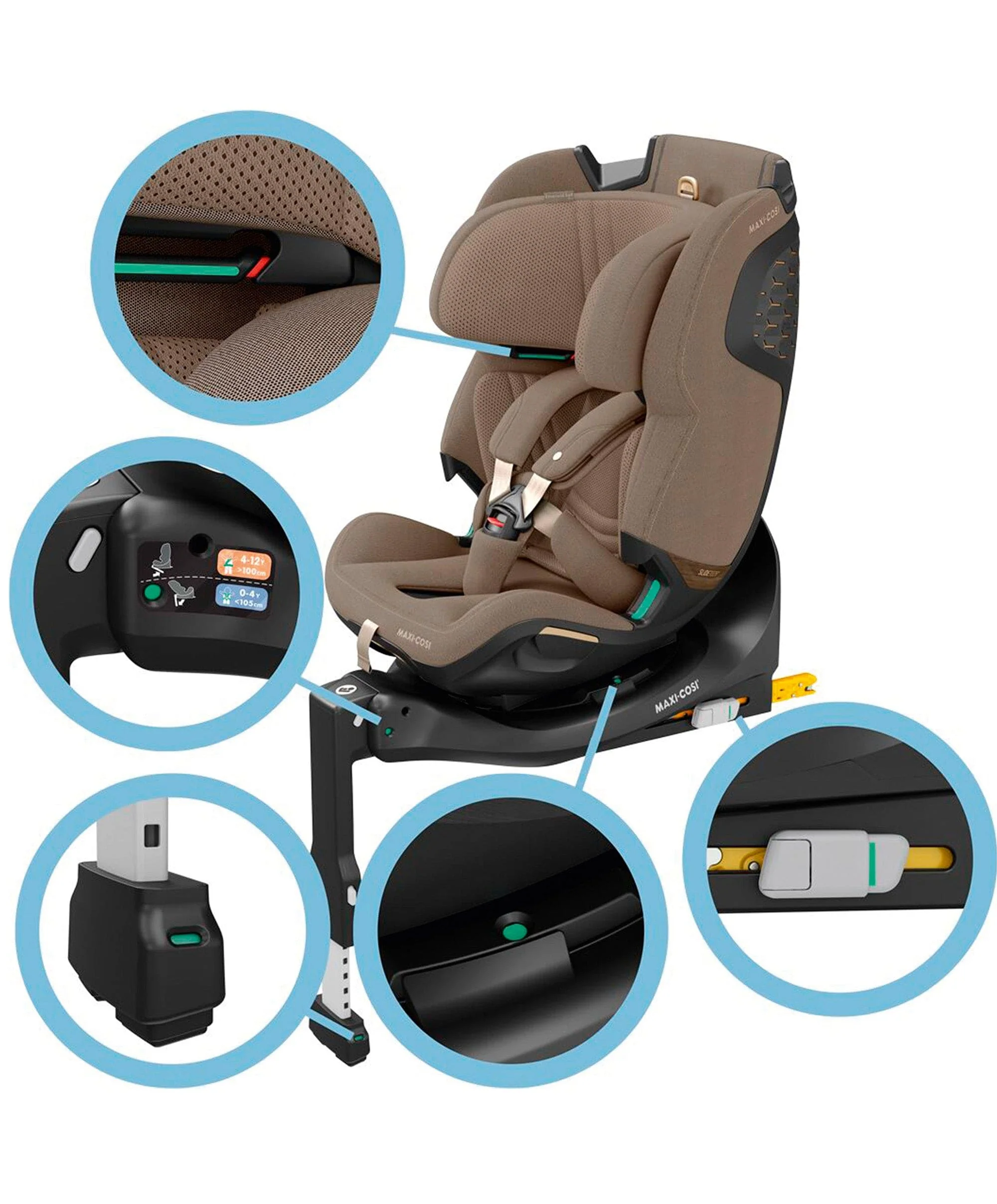 Maxi-Cosi Emerald 360 Pro Car Seat – Twillic Truffle - Image 6