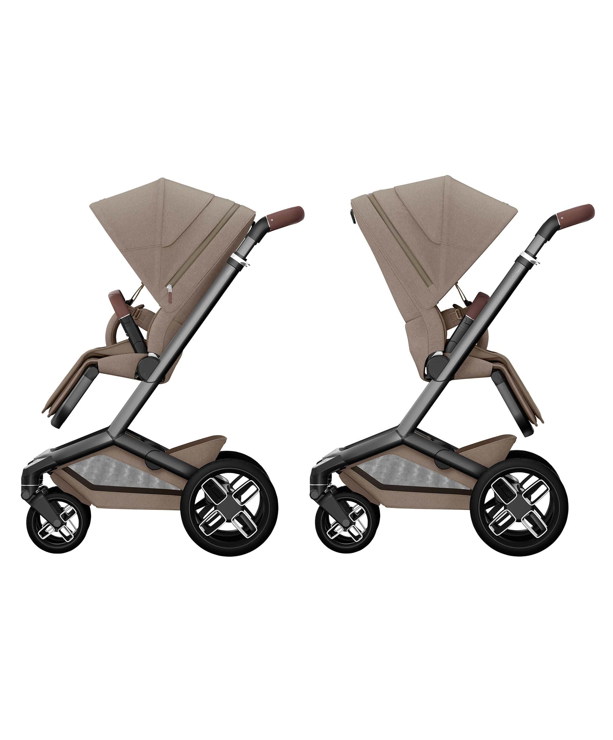 Maxi-Cosi Fame Pushchair Twillic Truffle with Black Wheels - Image 5