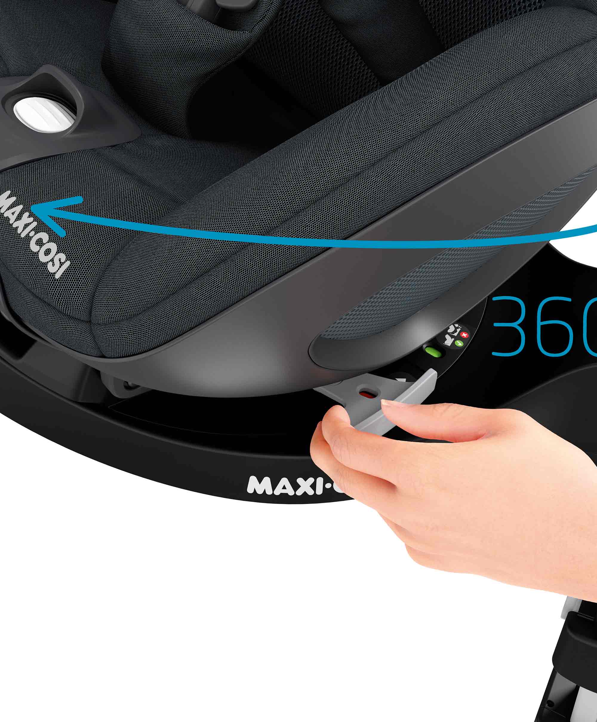 Maxi-Cosi FamilyFix 360 Car Seat Base - Black - Image 6