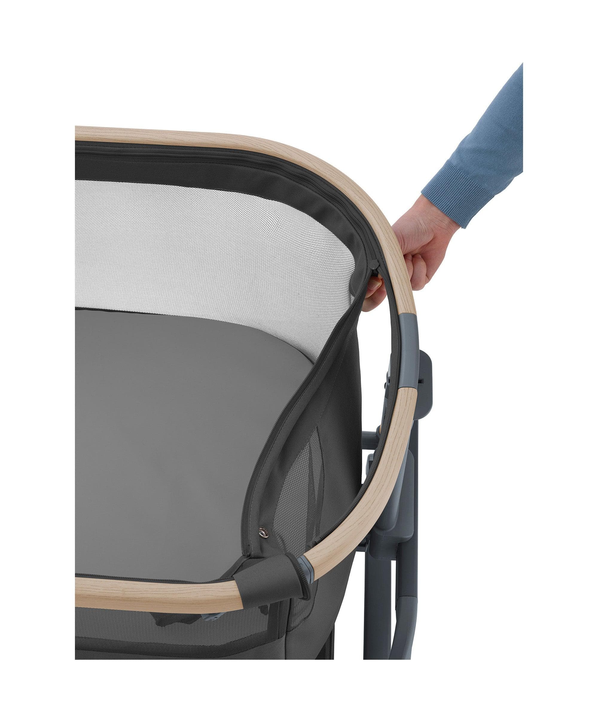 Maxi-Cosi Iora Air Bedside Crib - Beyond Graphite - Image 12