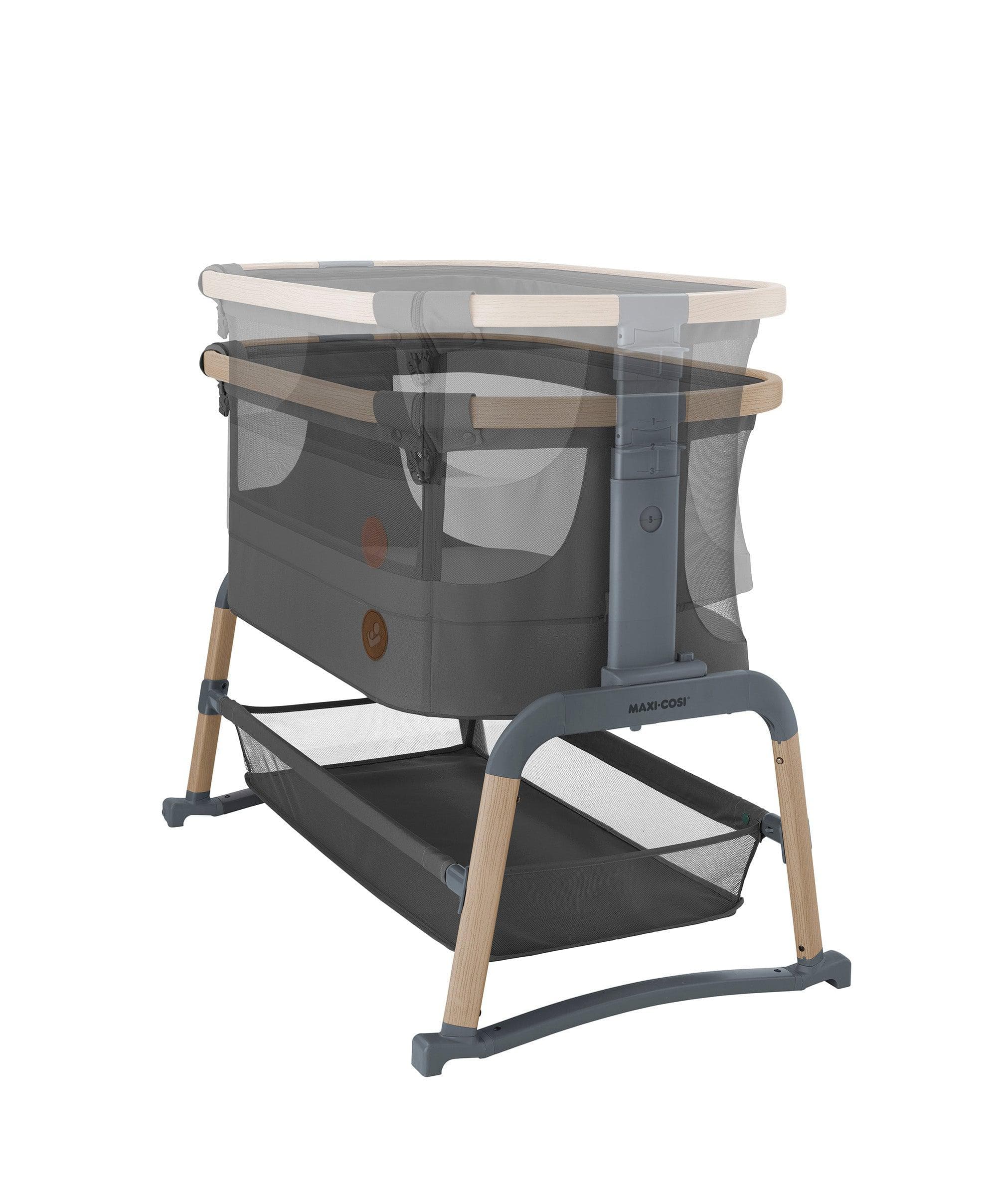 Maxi-Cosi Iora Air Bedside Crib - Beyond Graphite - Image 4