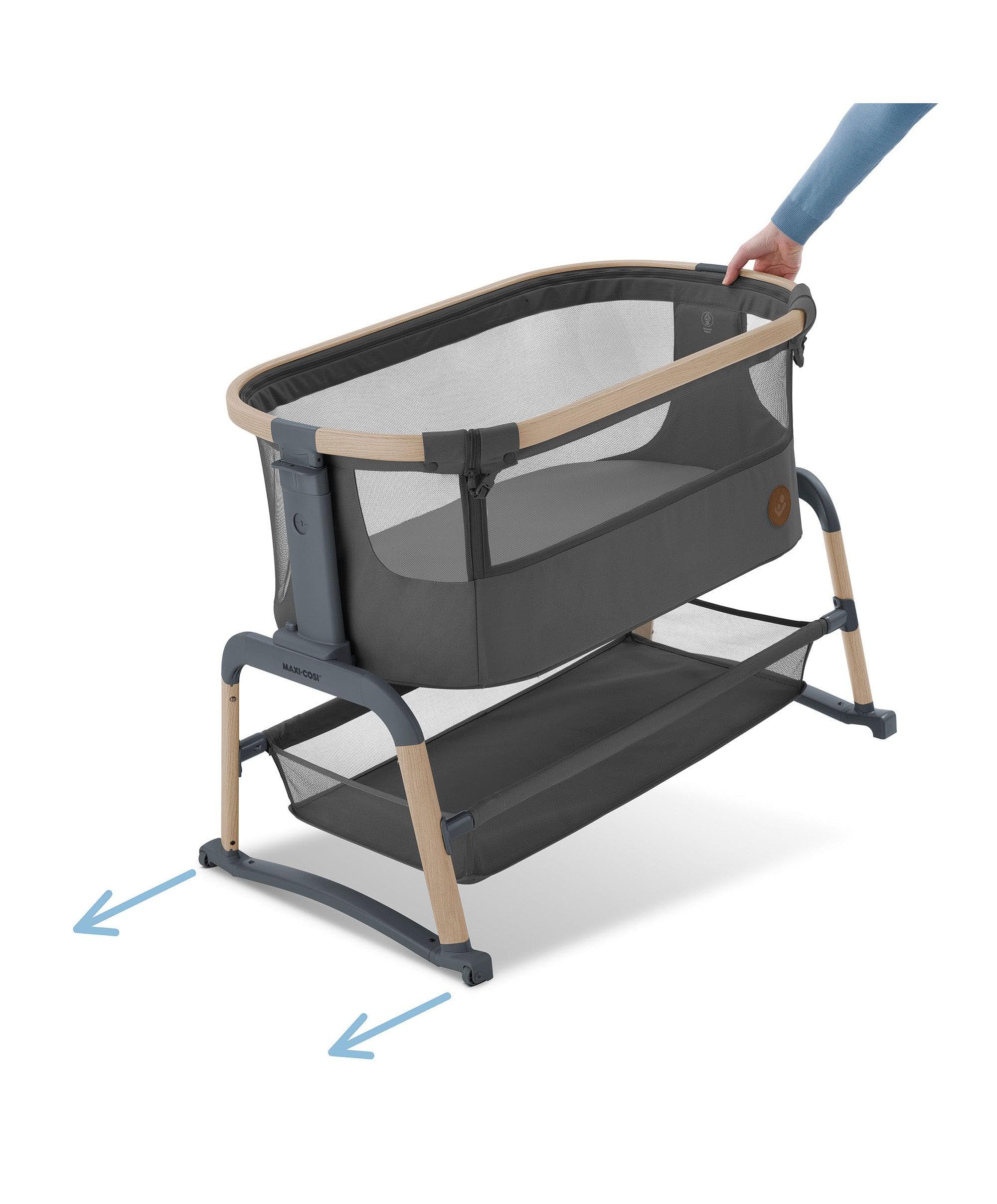 Maxi-Cosi Iora Air Bedside Crib - Beyond Graphite - Image 5