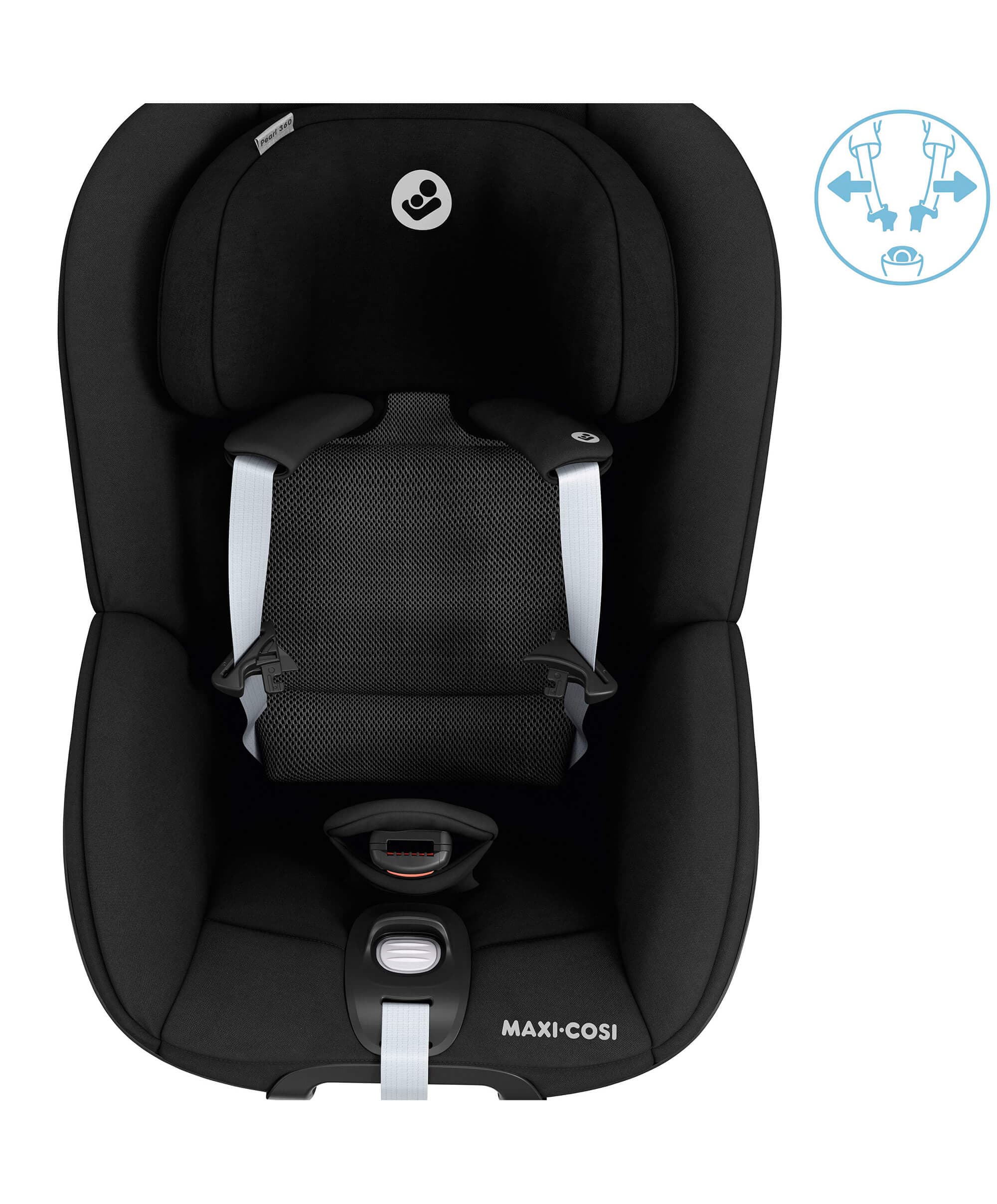 Maxi-Cosi Pearl 360 Car Seat - Authentic Black - Image 8