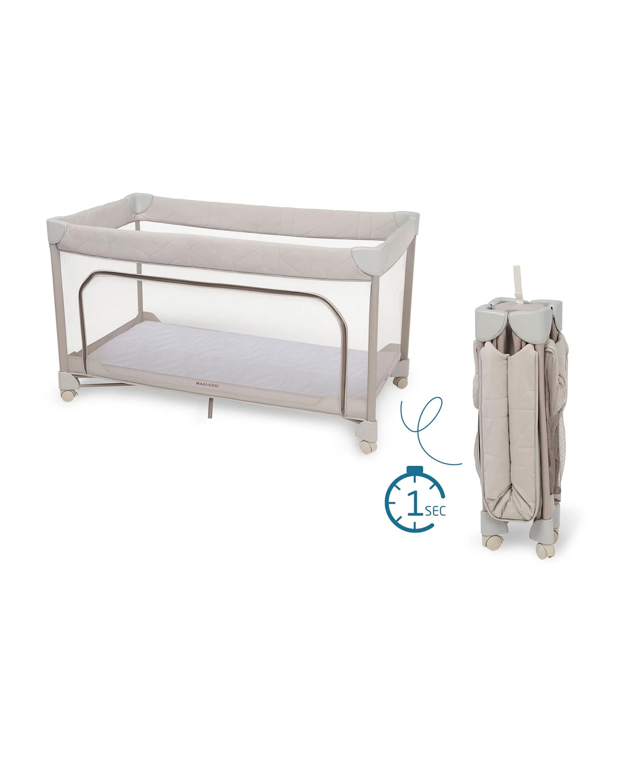 Maxi-Cosi Merlin Travel Cot - Elegance Beige - Image 2