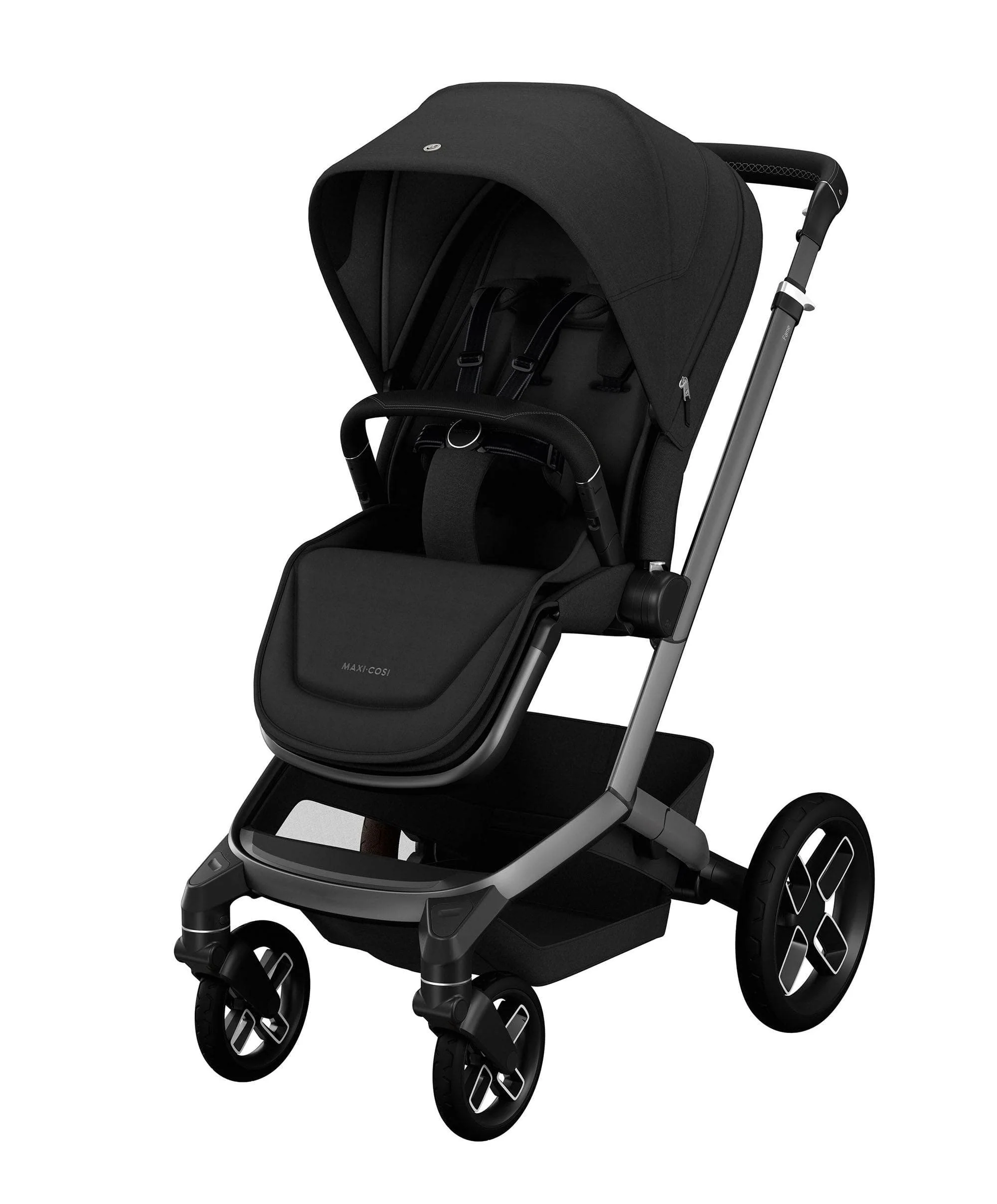 Maxi-Cosi Fame Premium Pushchair Bundle with Pebble 360 Pro 2 Car Seat & Base – Black with Black Wheels - Image 3