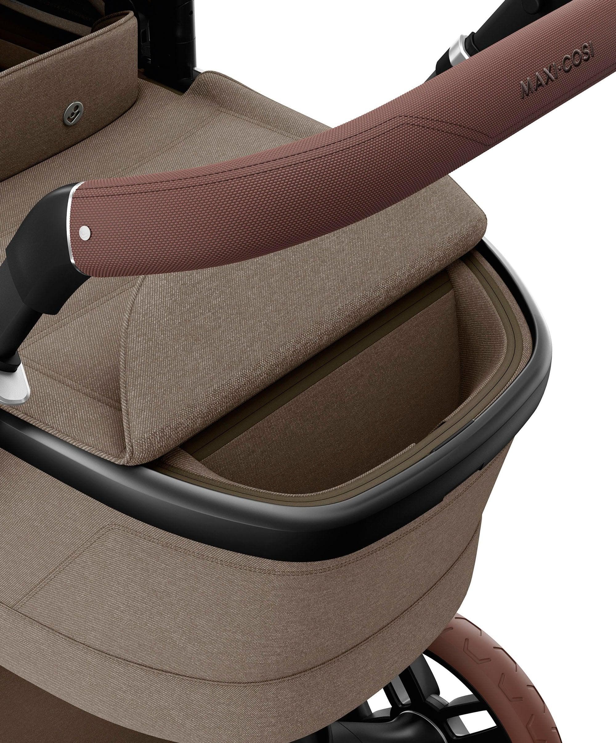 Maxi-Cosi Fame Pushchair Bundle with Pebble 360 Pro² Car Seat (9 Pieces)- Truffle with Brown Wheels - Image 10