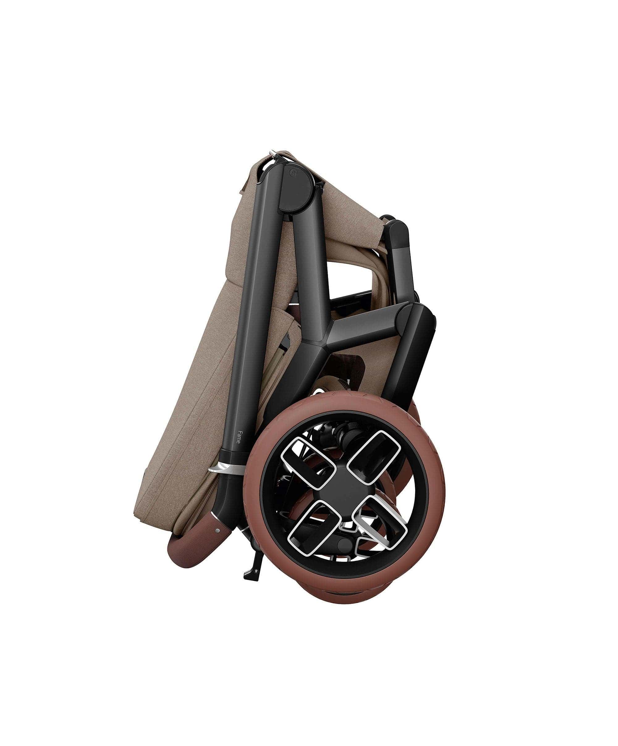 Maxi-Cosi Fame Pushchair Bundle with Pebble 360 Pro² Car Seat (9 Pieces)- Truffle with Brown Wheels - Image 6