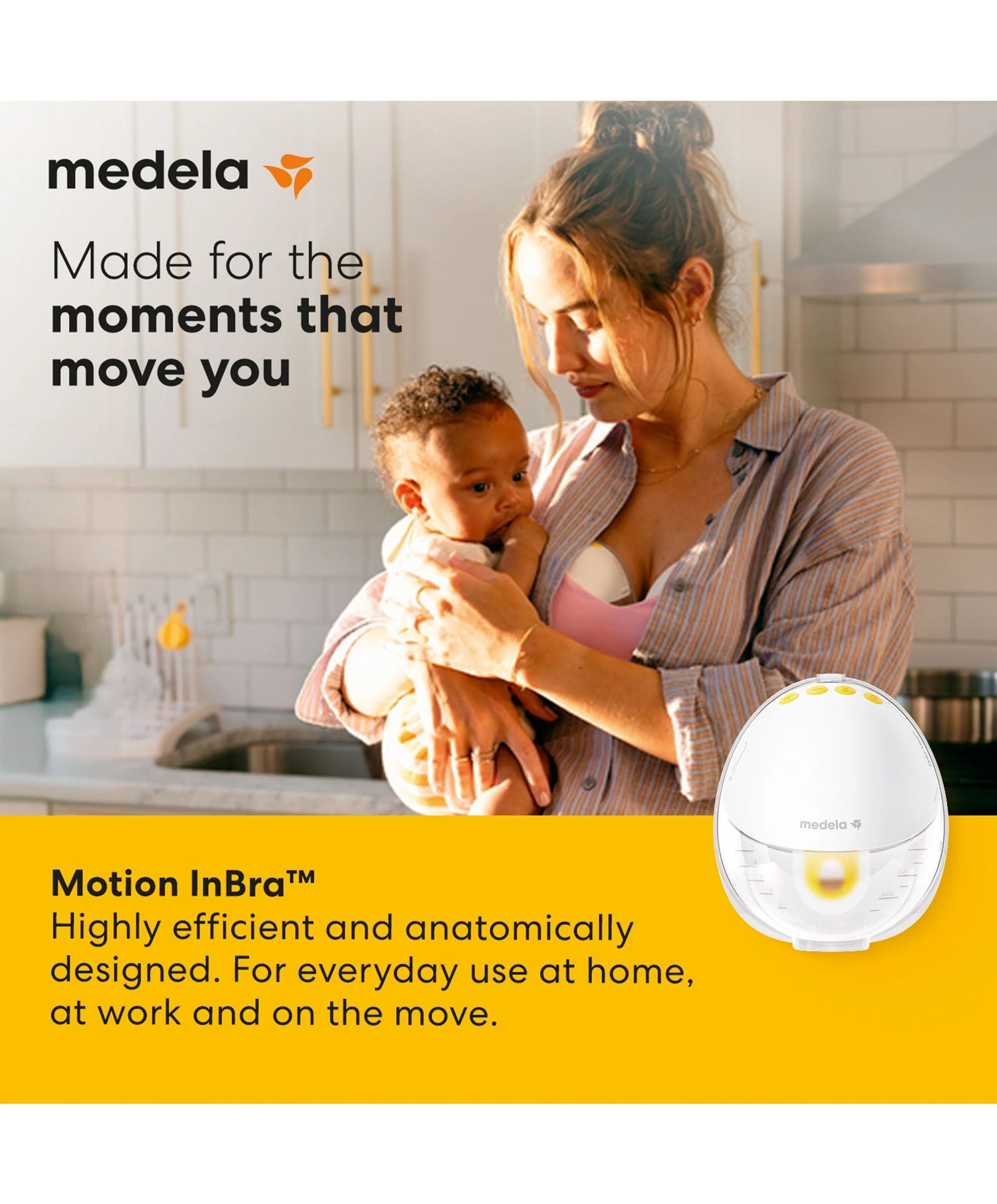 Medela Motion InBra™ Double Electric Wearable Breast Pump - Image 2