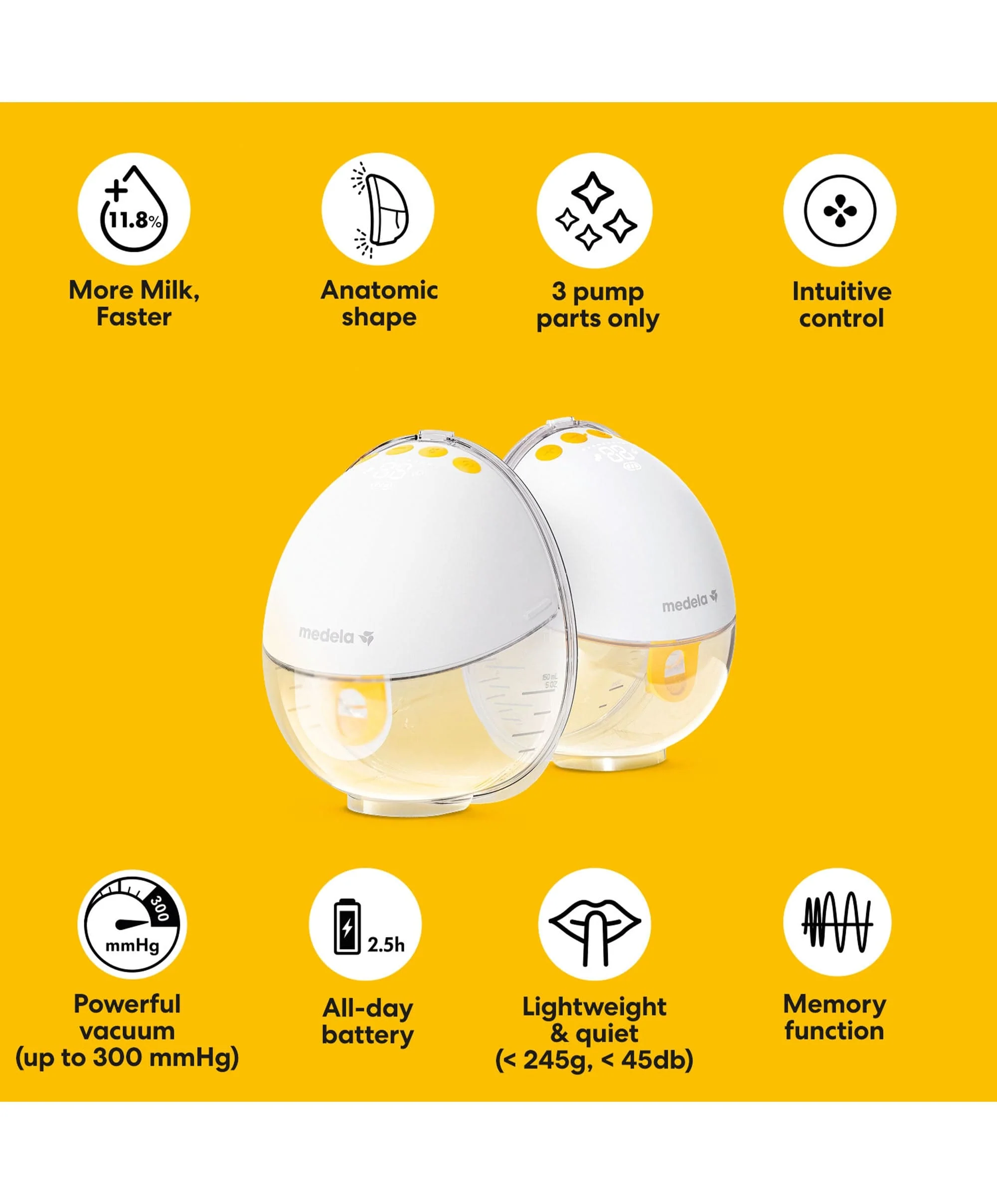 Medela Motion InBra™ Double Electric Wearable Breast Pump - Image 8