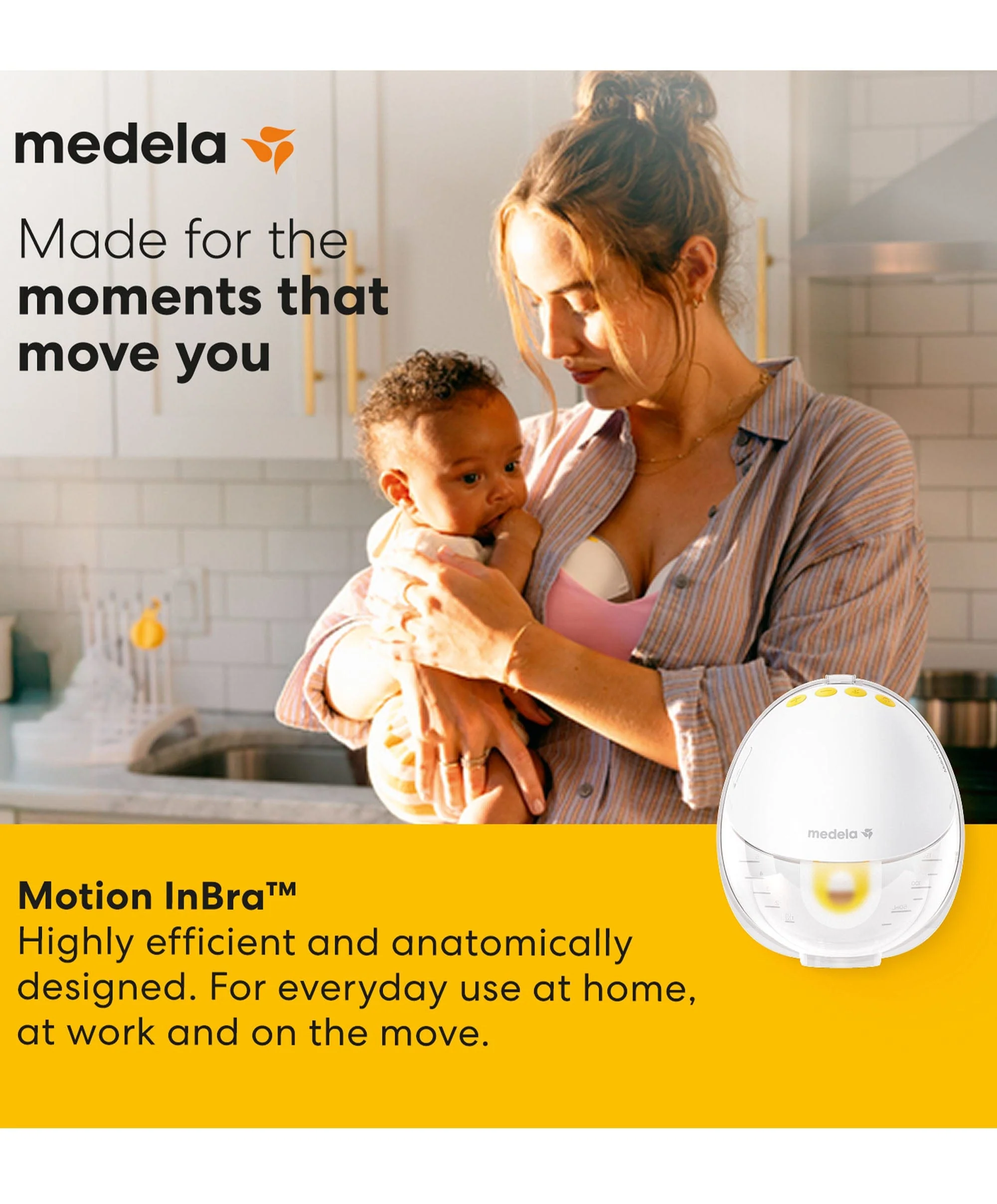 Medela Motion InBra™ Single Electric Wearable Breast Pump - Image 2