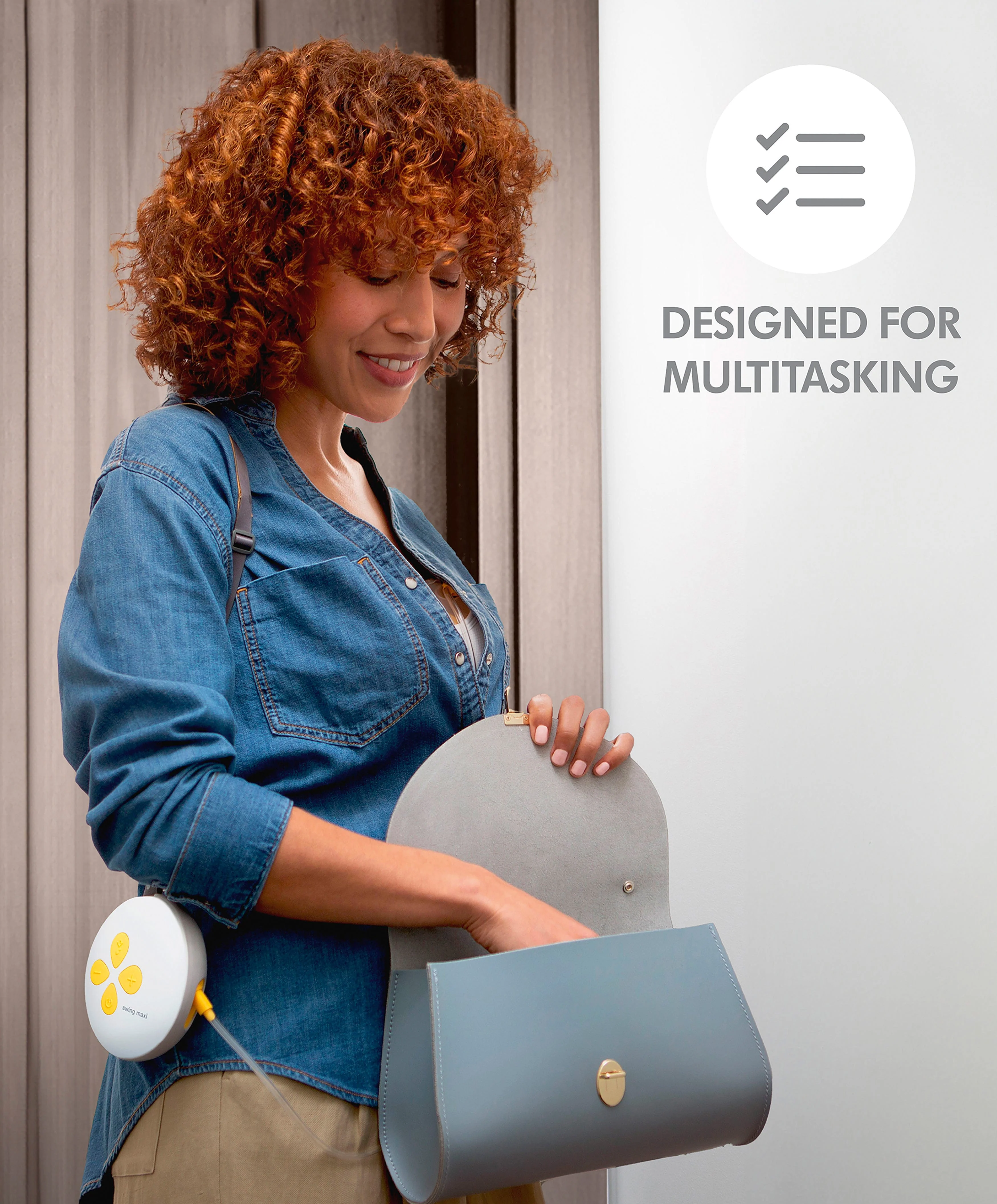Medela Swing Maxi Hands Free Double Electric Breast Pump - Image 3