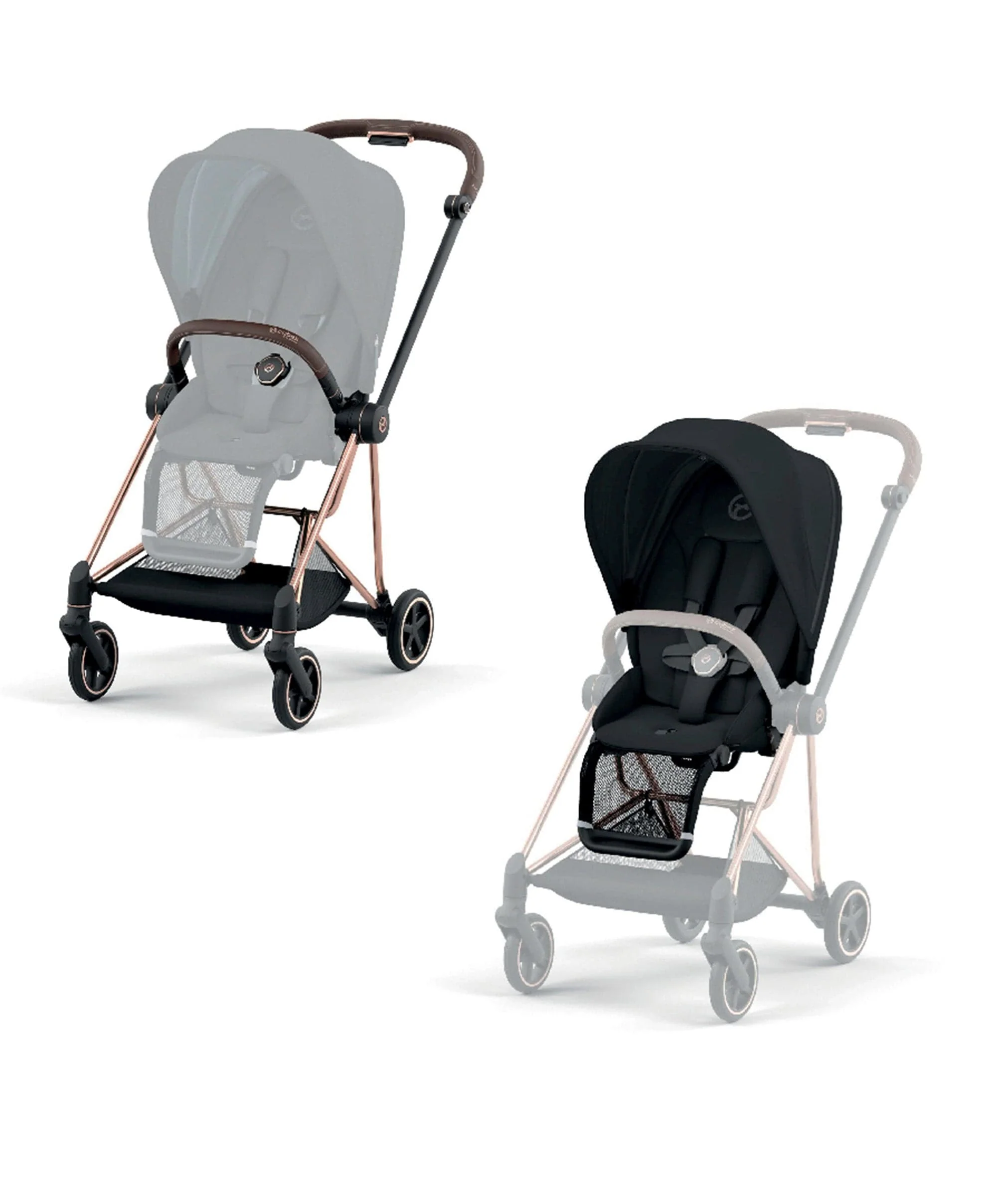 Cybex Mios Pushchair - Rose Gold / Sepia Black - Image 3