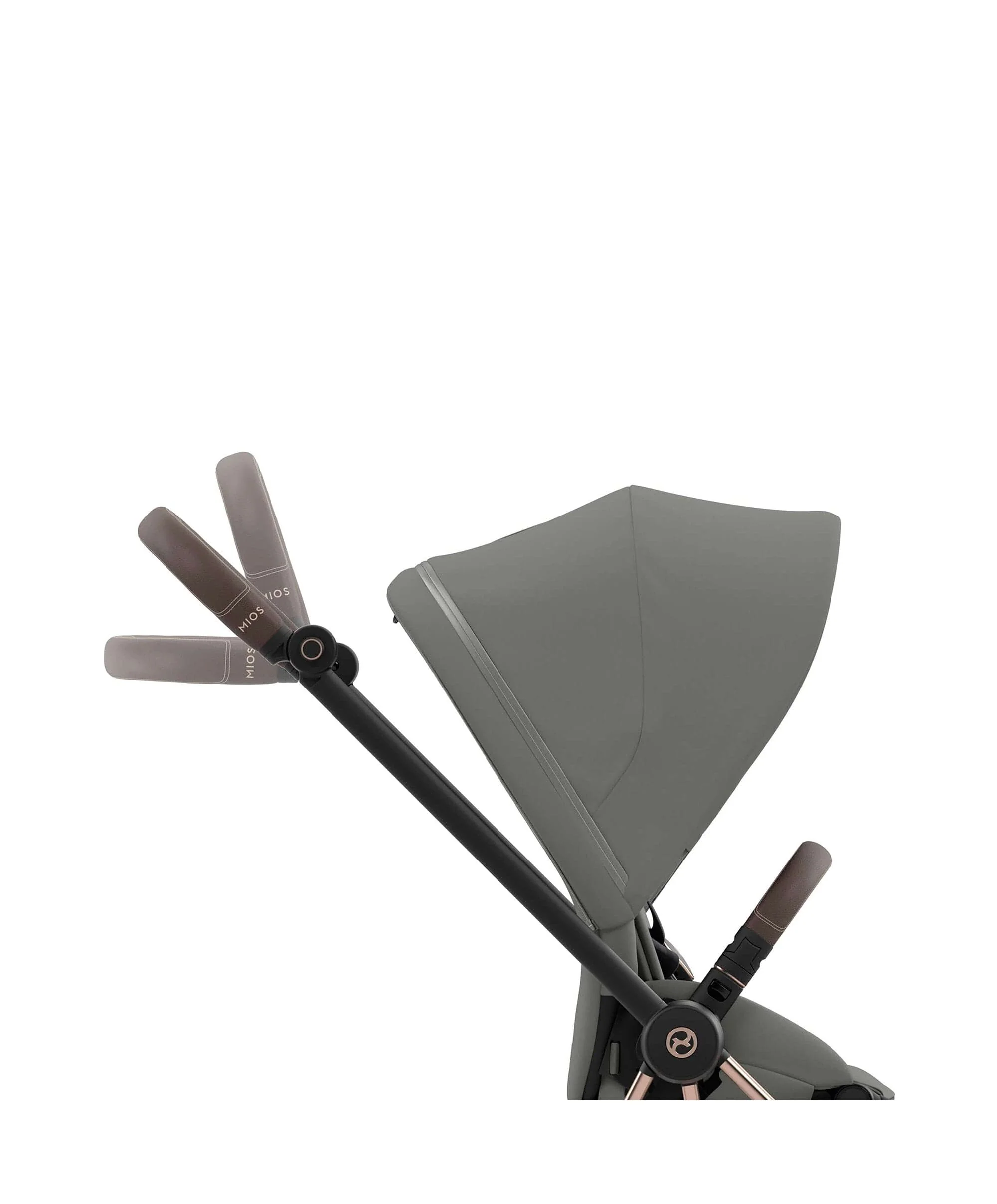 Cybex Mios Pushchair - Rose Gold / Sepia Black - Image 9
